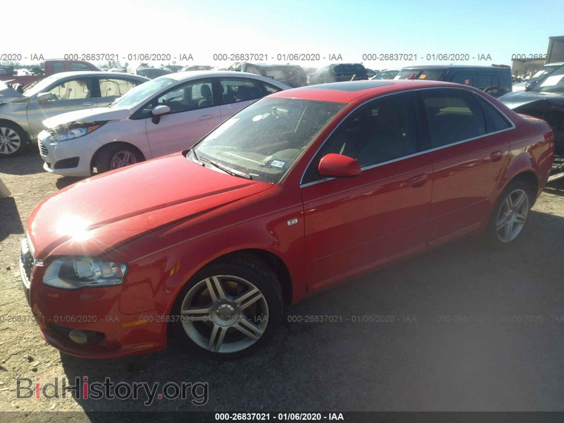 2008 AUDI A4 - VIN: WAUDF78E88A120351 - Фото 2