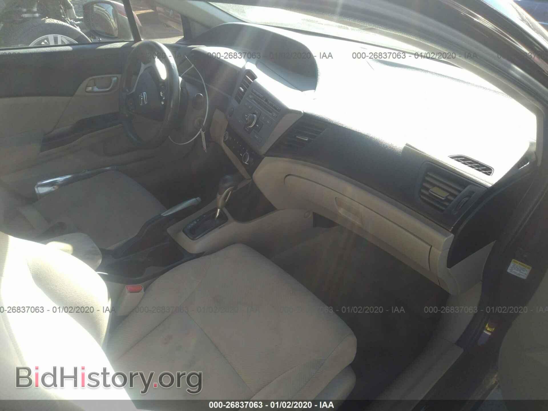 2012 HONDA CIVIC - VIN: 19XFB2F58CE385886 - Фото 5