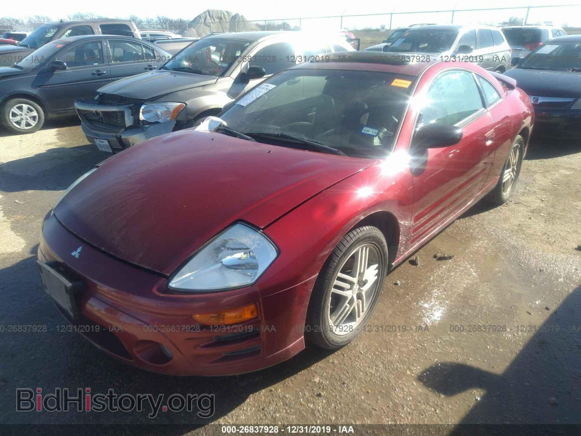 2003 MITSUBISHI ECLIPSE - VIN: 4A3AC44G13E021423 - Фото 2