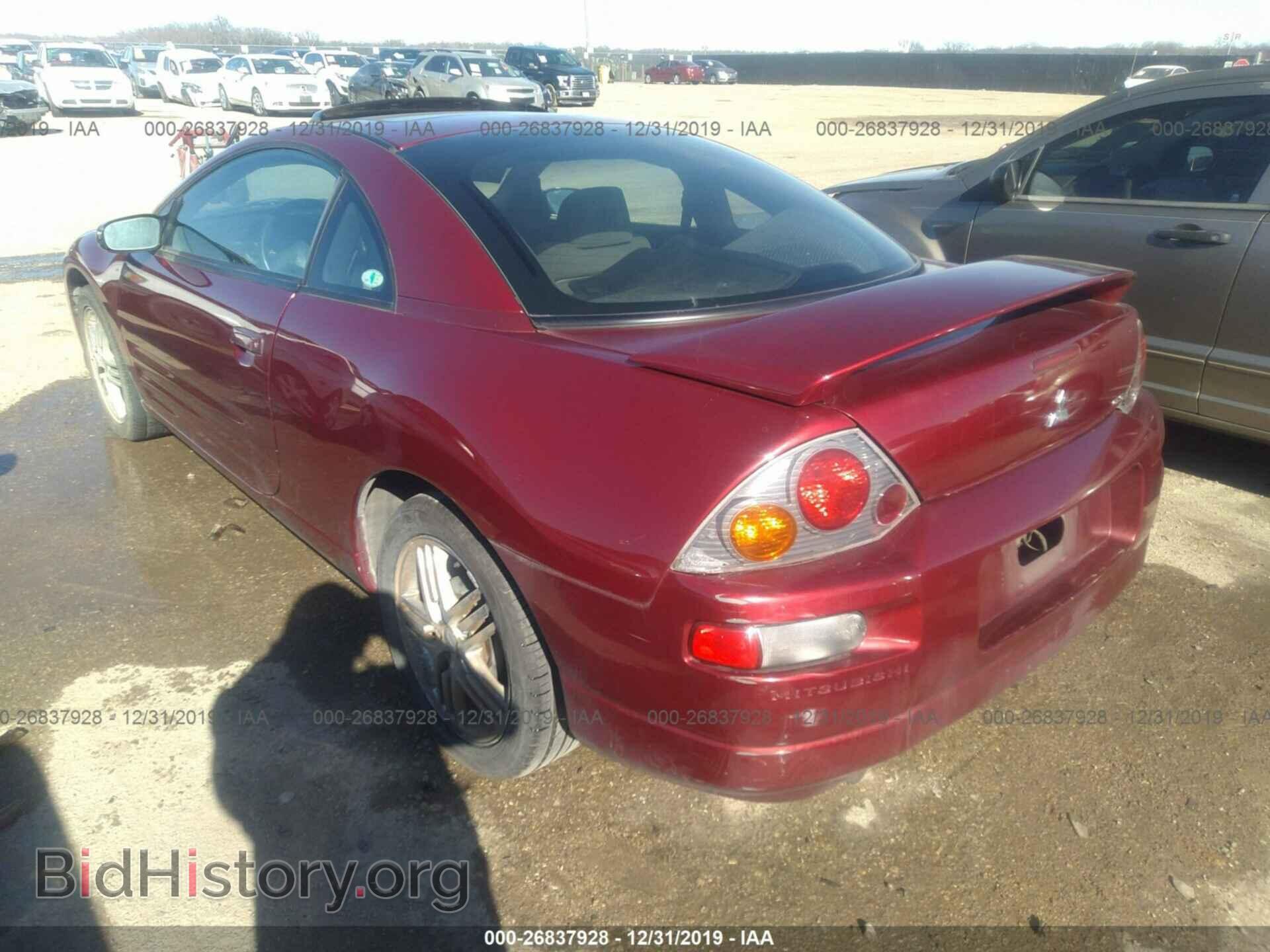 2003 MITSUBISHI ECLIPSE - VIN: 4A3AC44G13E021423 - Фото 3