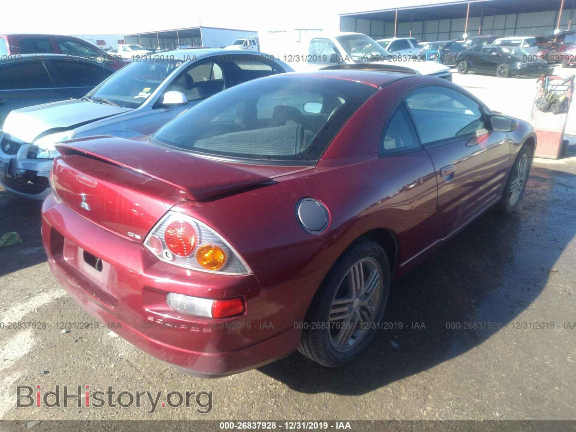 2003 MITSUBISHI ECLIPSE - VIN: 4A3AC44G13E021423 - Фото 4
