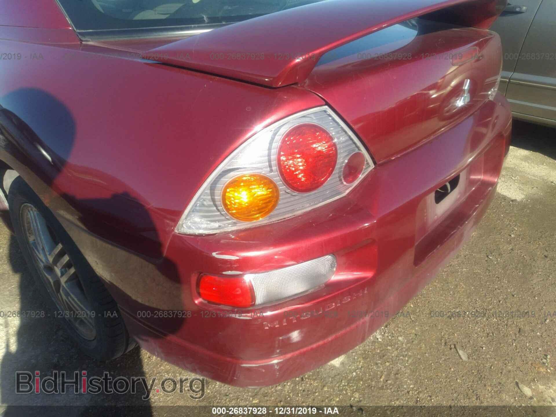 2003 MITSUBISHI ECLIPSE - VIN: 4A3AC44G13E021423 - Фото 6