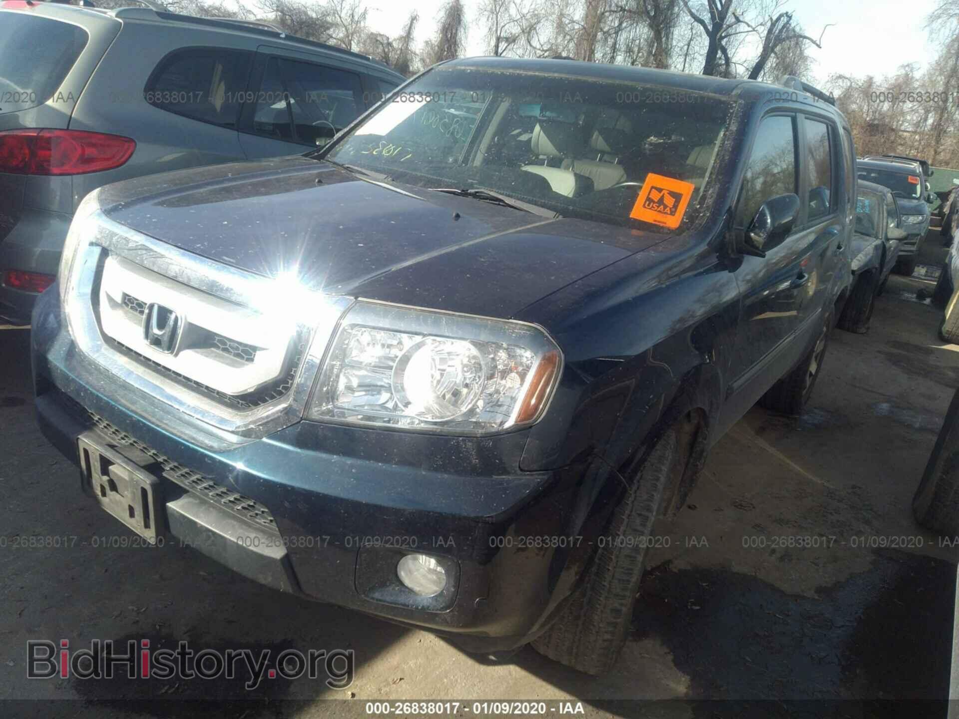 2011 HONDA PILOT - VIN: 5FNYF4H94BB072206 - Фото 2