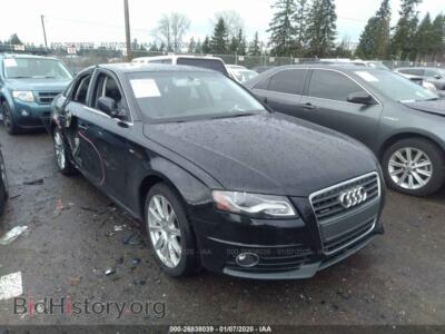 2012 Audi A4 Premium Plus, black — VIN WAUFFAFL5CA112692, IAAI