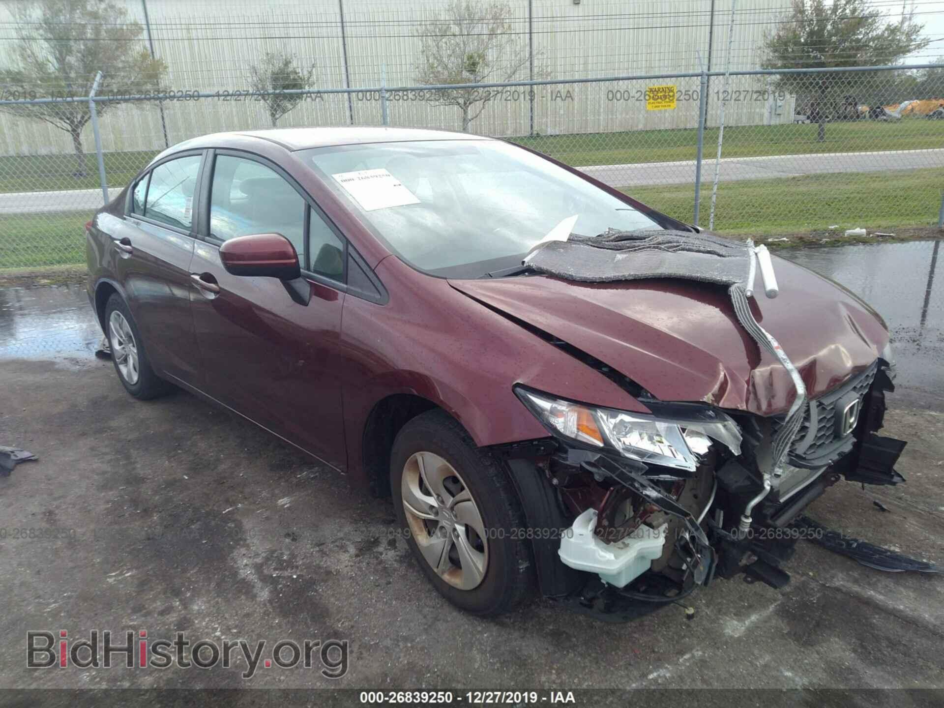 Фотография 19XFB2F56EE003616 - HONDA CIVIC 2014