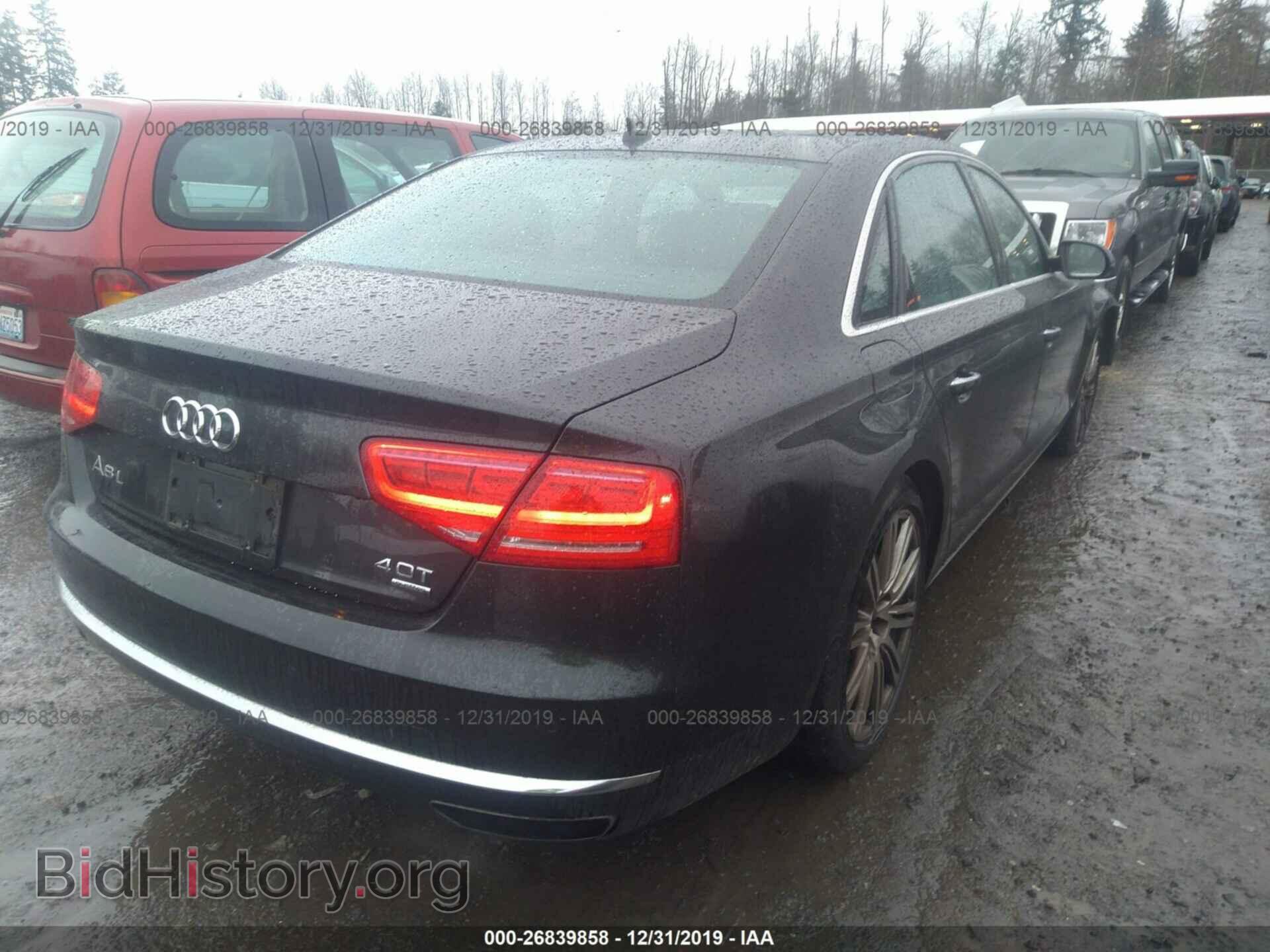 2013 AUDI A8 - VIN: WAUR2AFD2DN010407 - Фото 4