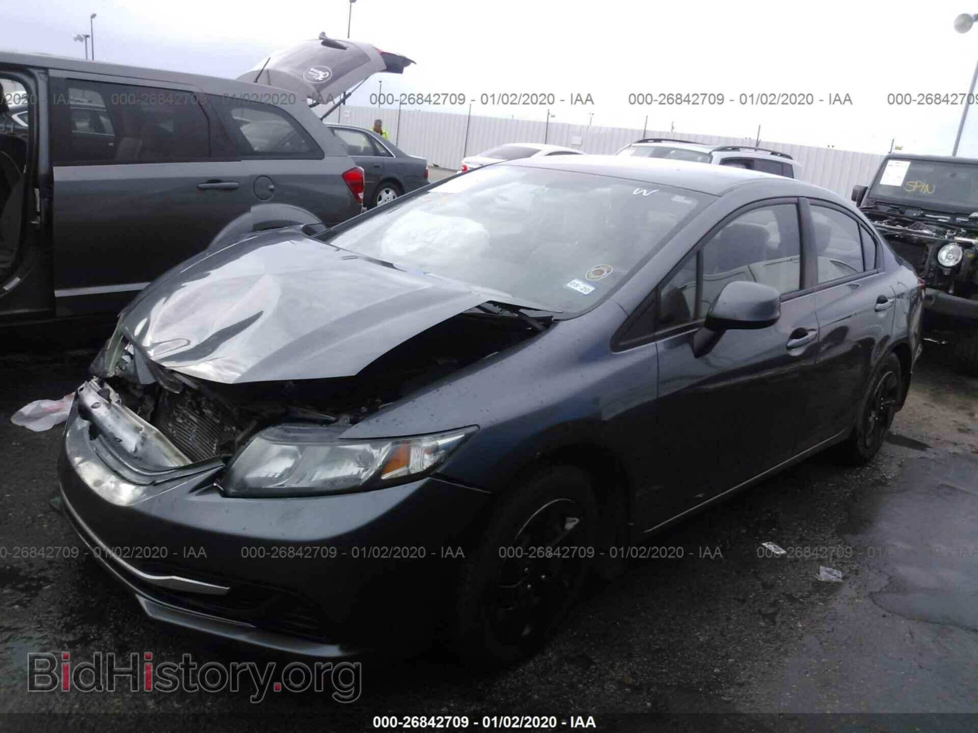 2013 HONDA CIVIC - VIN: 19XFB2F50DE018529 - Фото 2
