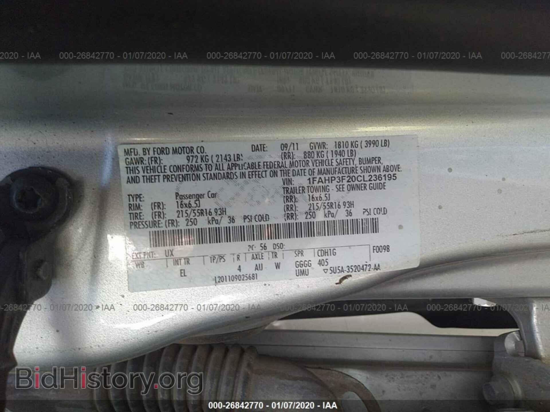 2012 FORD FOCUS - VIN: 1FAHP3F20CL236195 - Photo 9