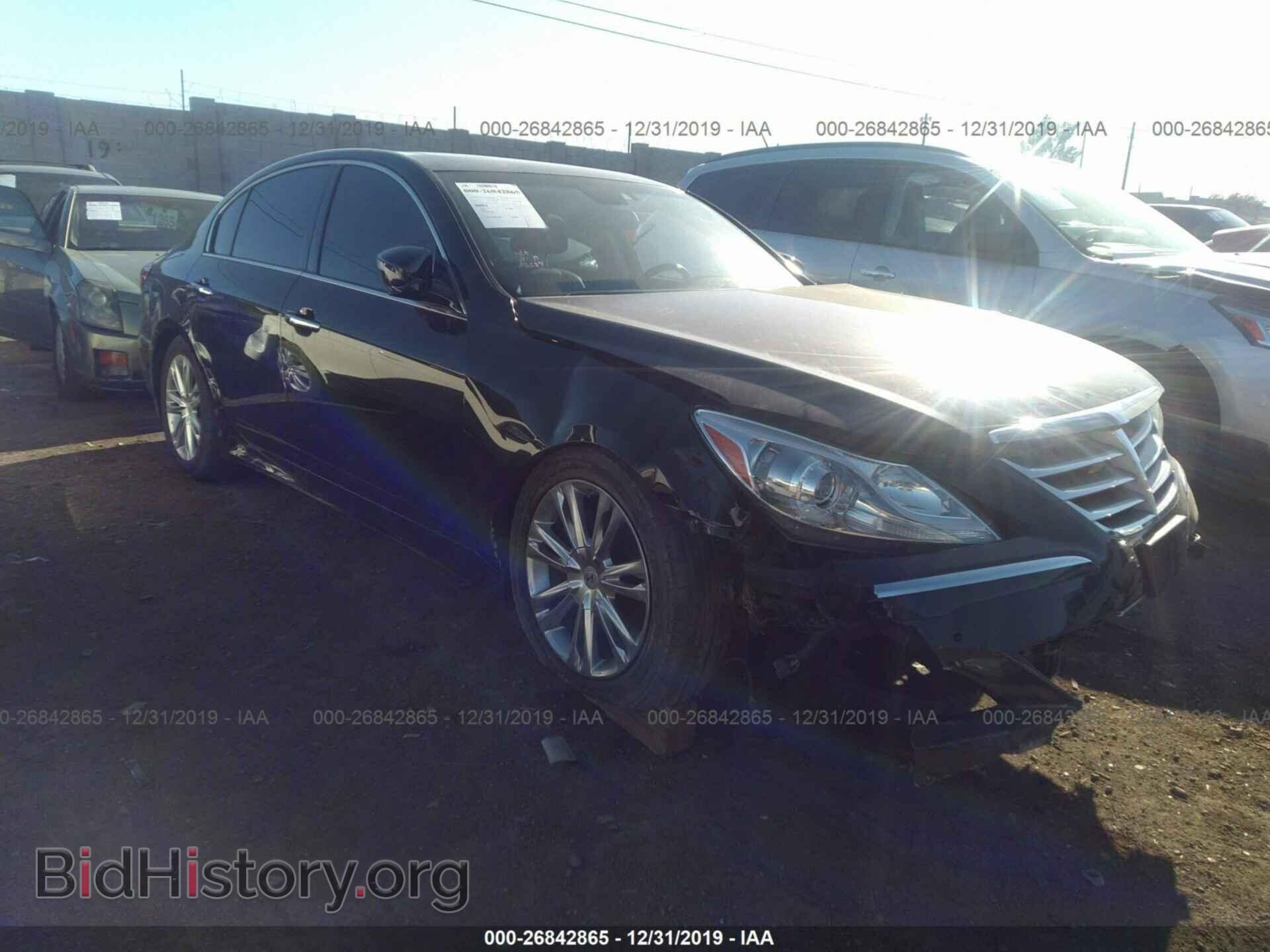 Photo KMHGC4DD9EU262427 - HYUNDAI GENESIS 2014