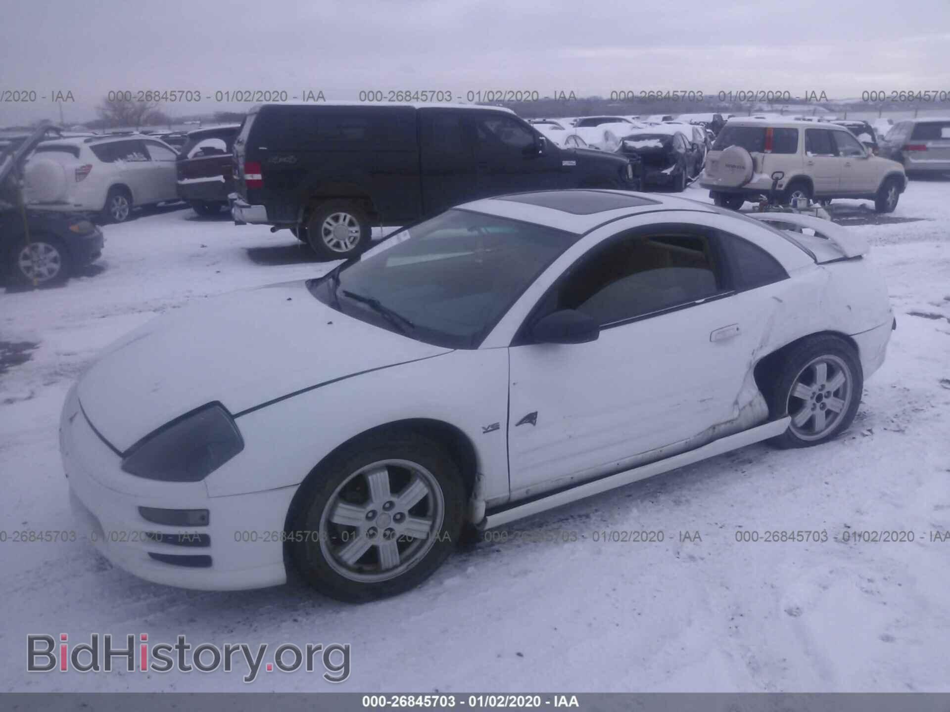 2000 MITSUBISHI ECLIPSE - VIN: 4A3AC84L0YE017441 - Фото 2