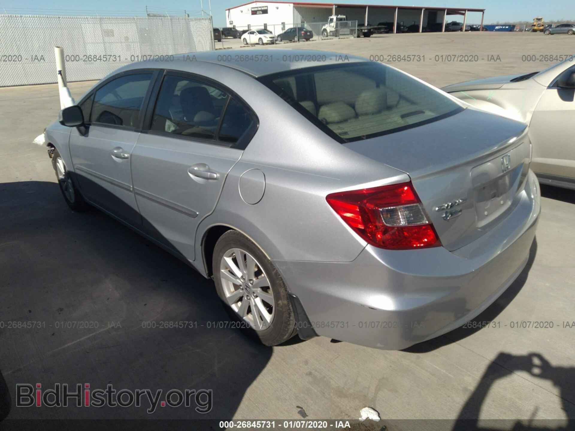 2012 HONDA CIVIC - VIN: 2HGFB2F91CH321763 - Photo 3