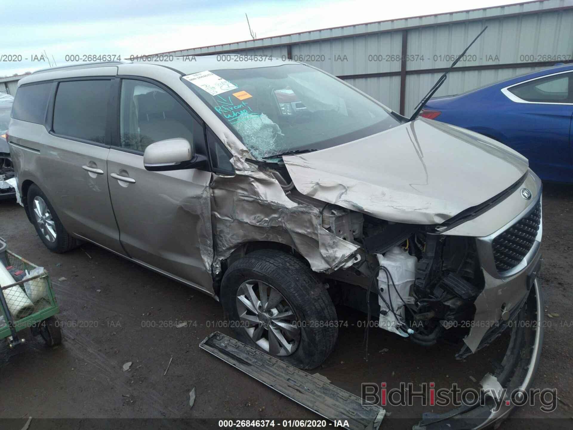 Photo KNDMB5C13G6091172 - KIA SEDONA 2016