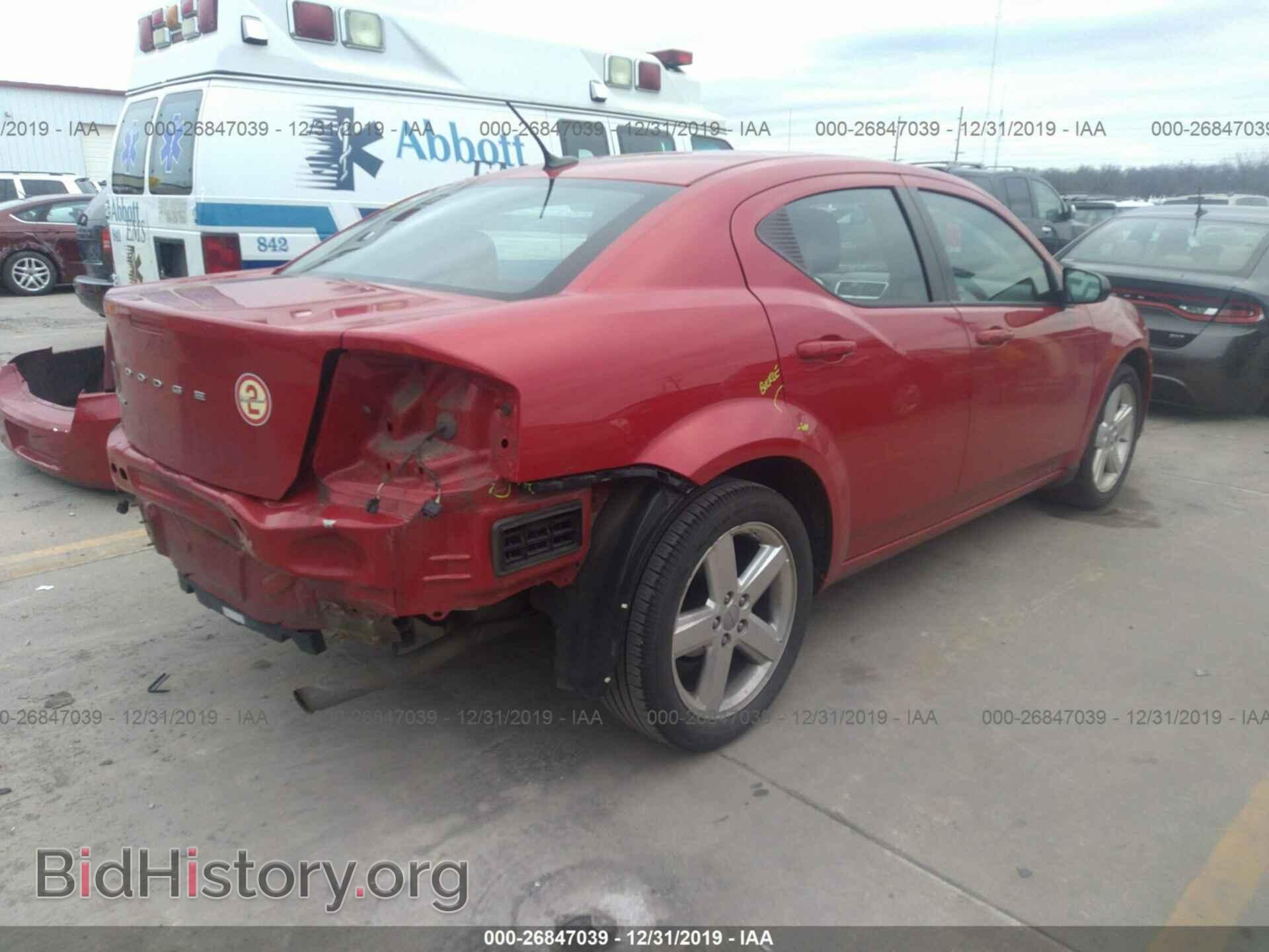 2013 DODGE AVENGER - VIN: 1C3CDZAB5DN536557 - Фото 4