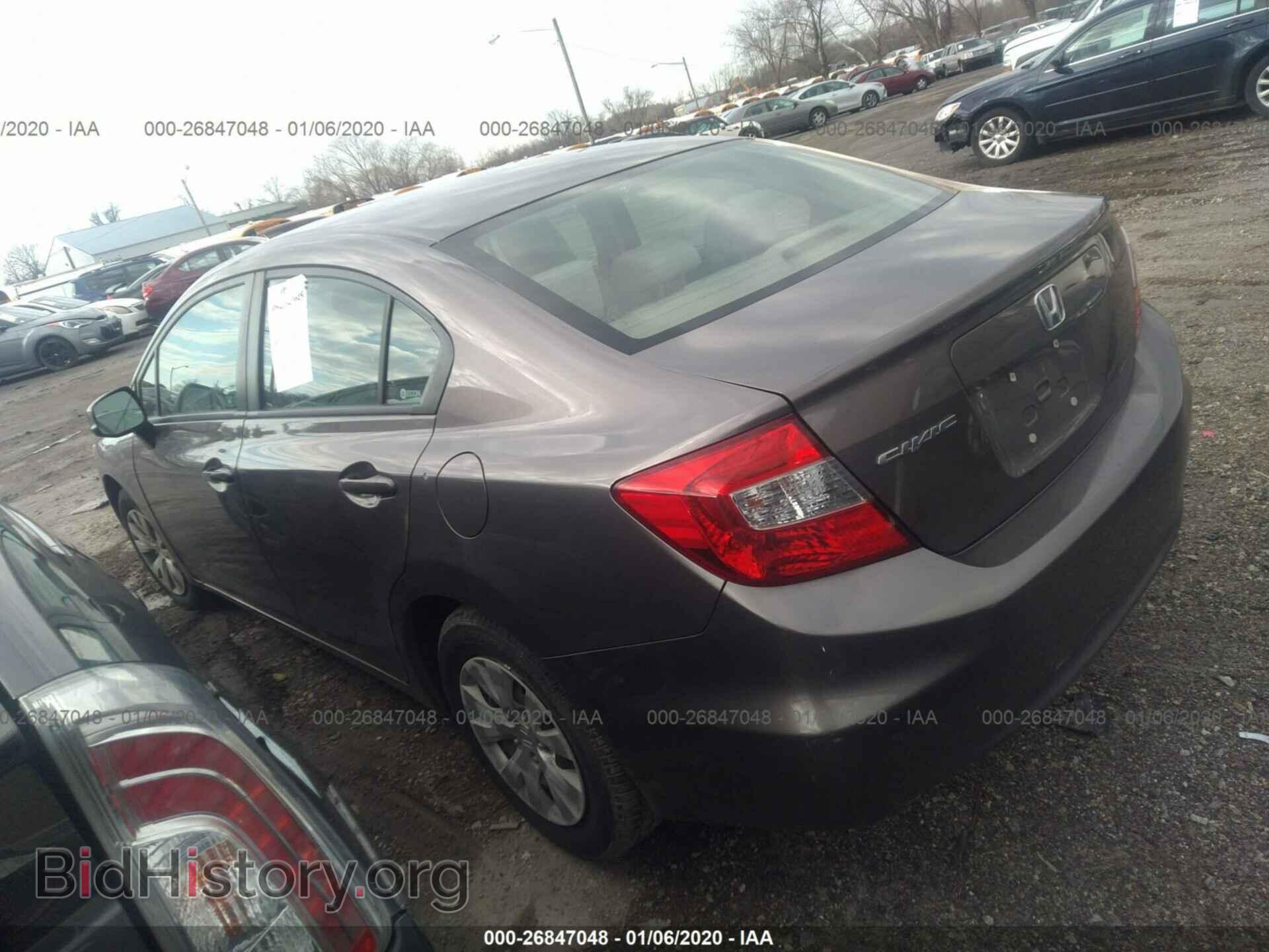 2012 HONDA CIVIC - VIN: JHMFB2F53CS003193 - Фото 3
