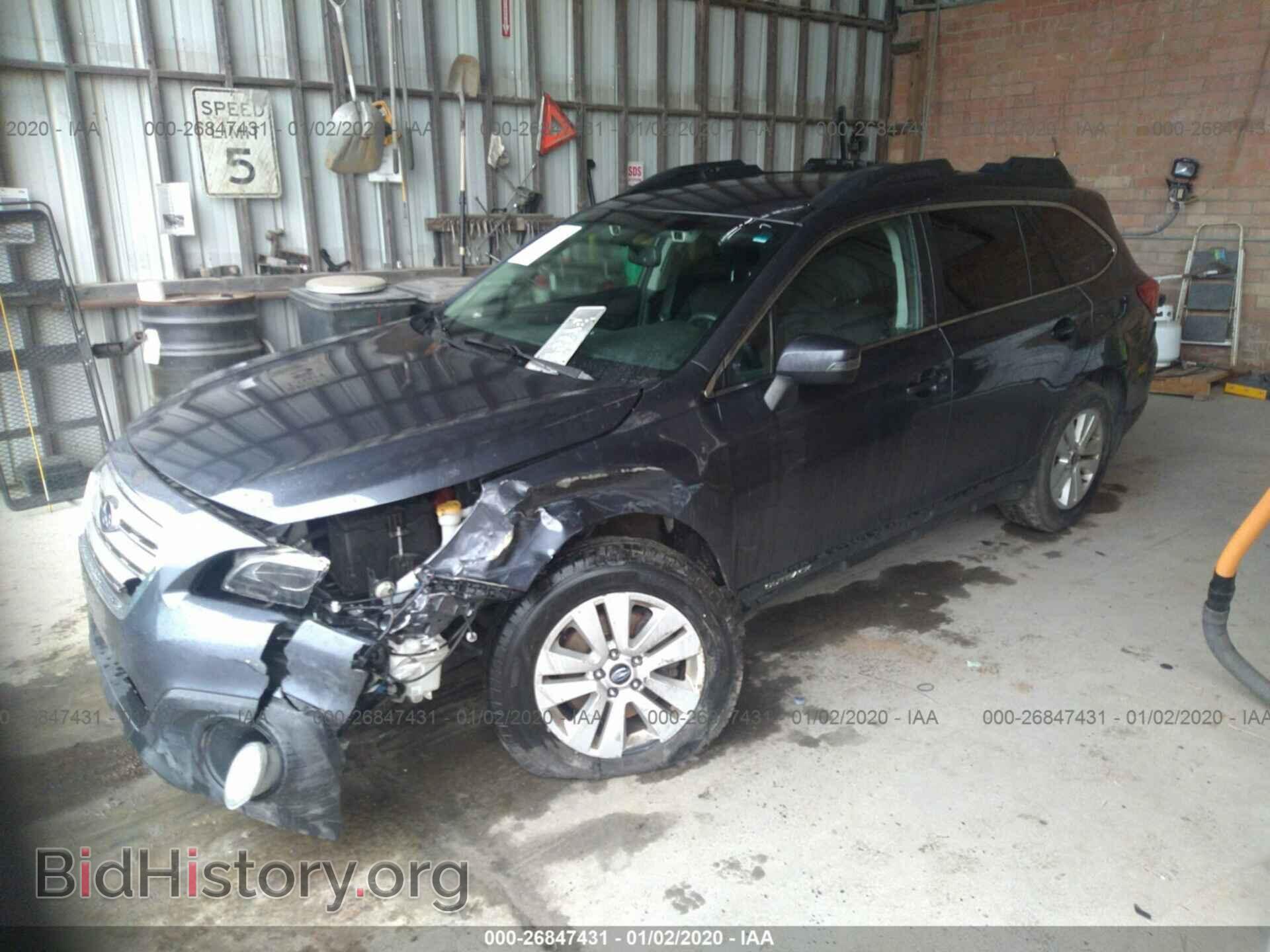 2015 SUBARU OUTBACK - VIN: 4S4BSBFC6F3309555 - Фото 2
