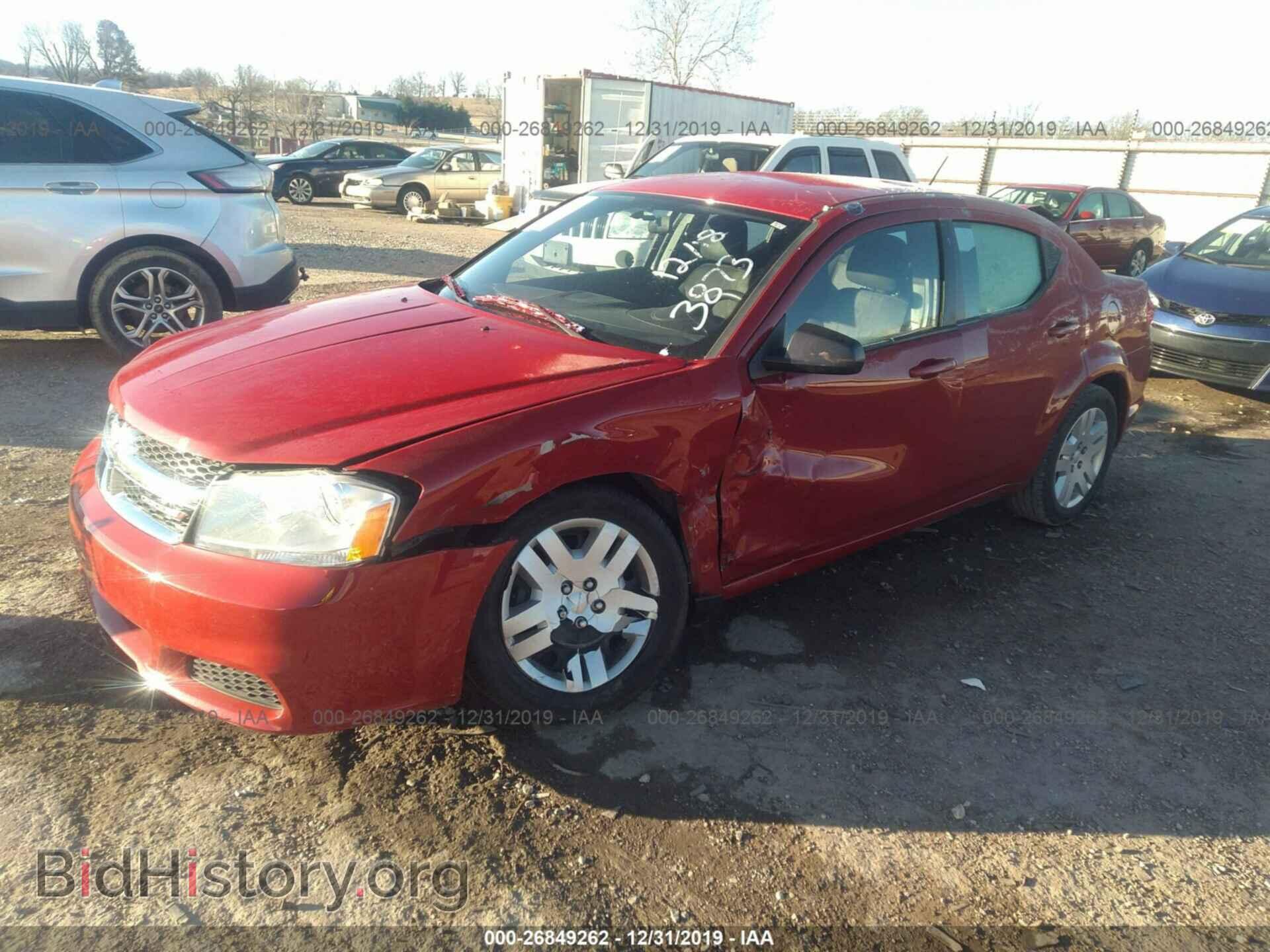 2013 DODGE AVENGER - VIN: 1C3CDZAB6DN613873 - Фото 2