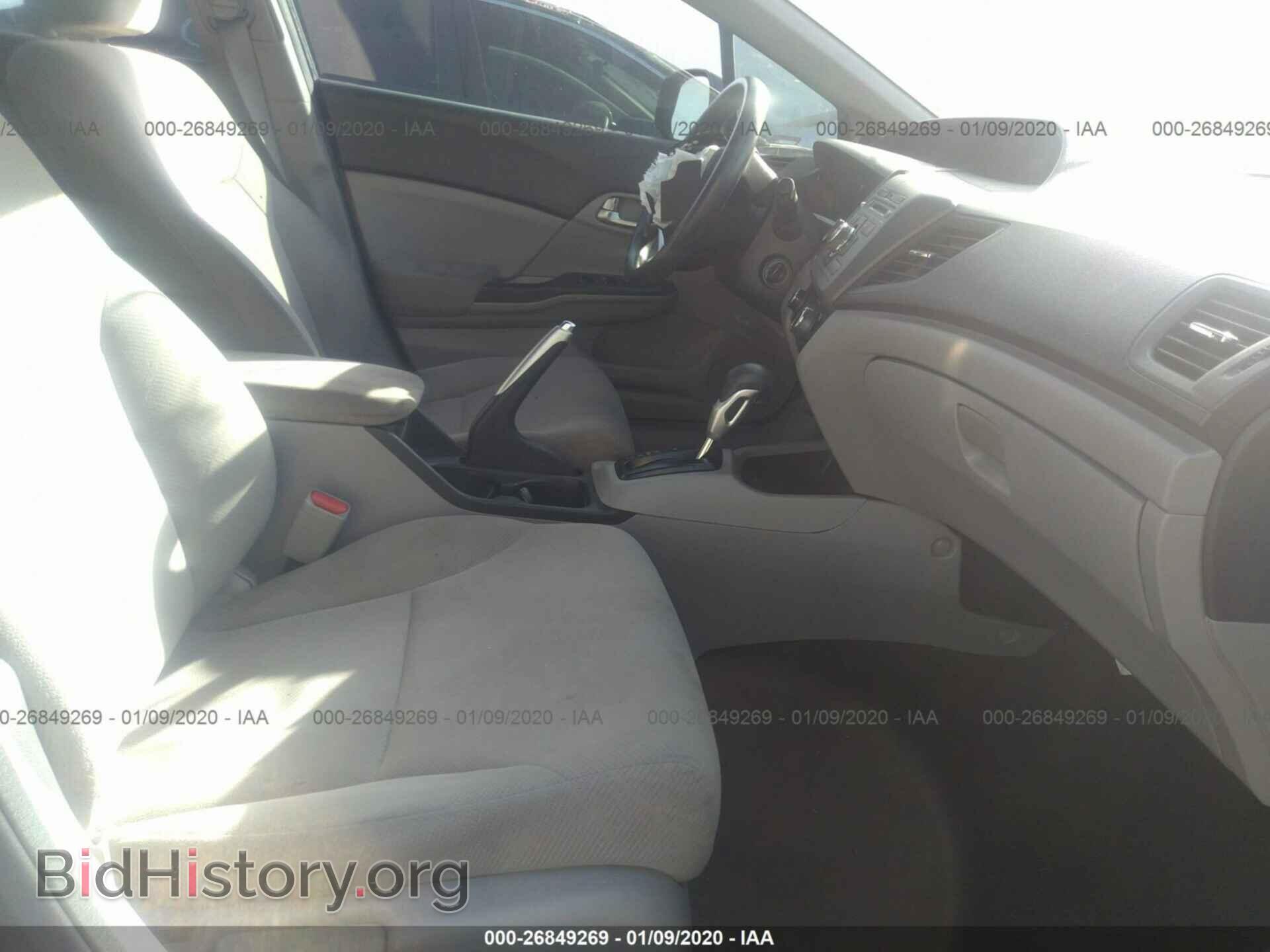 2012 HONDA CIVIC - VIN: 19XFB2F83CE038413 - Фото 5