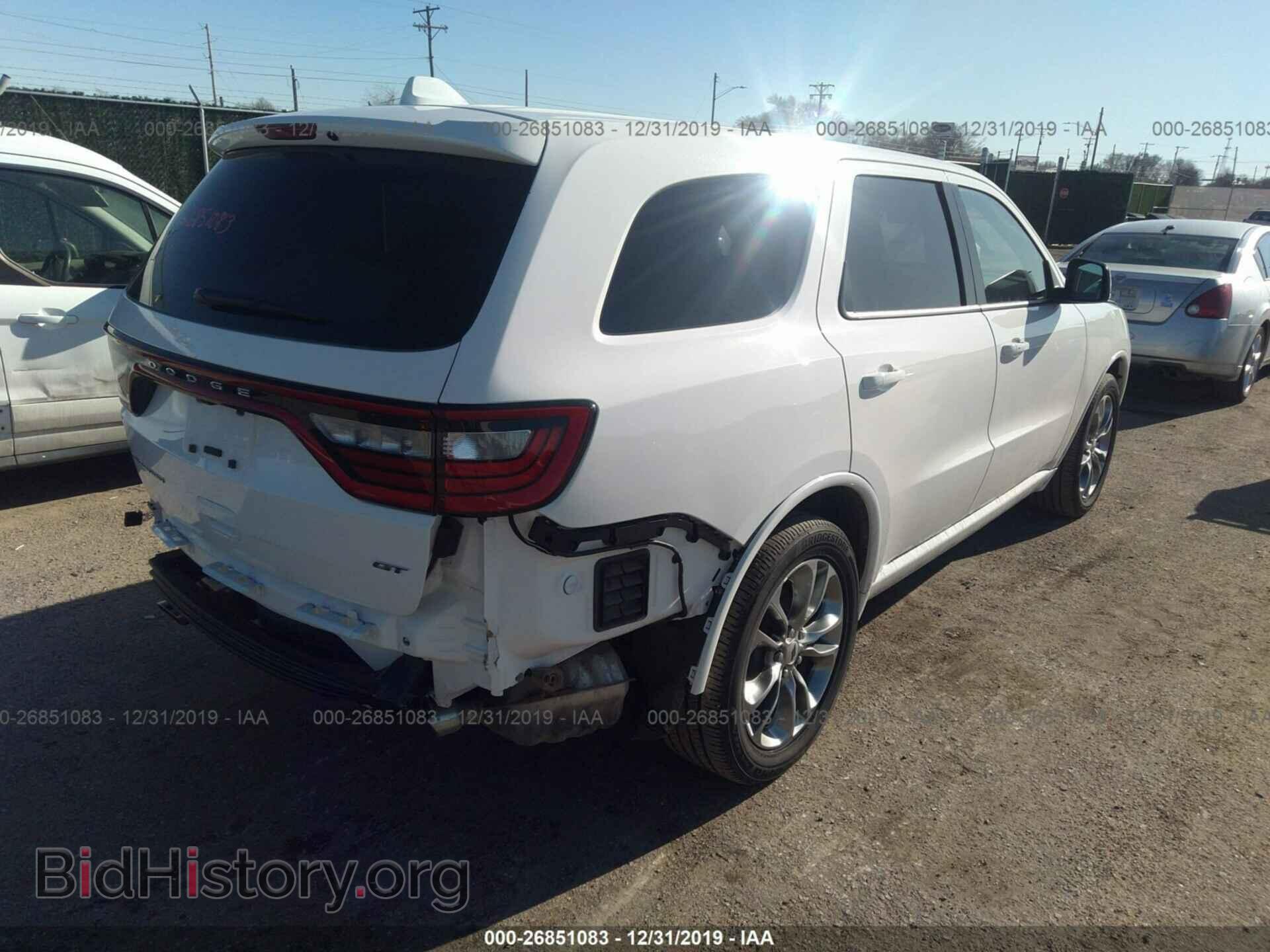 2019 DODGE DURANGO - VIN: 1C4RDHDG4KC743487 - Фото 4