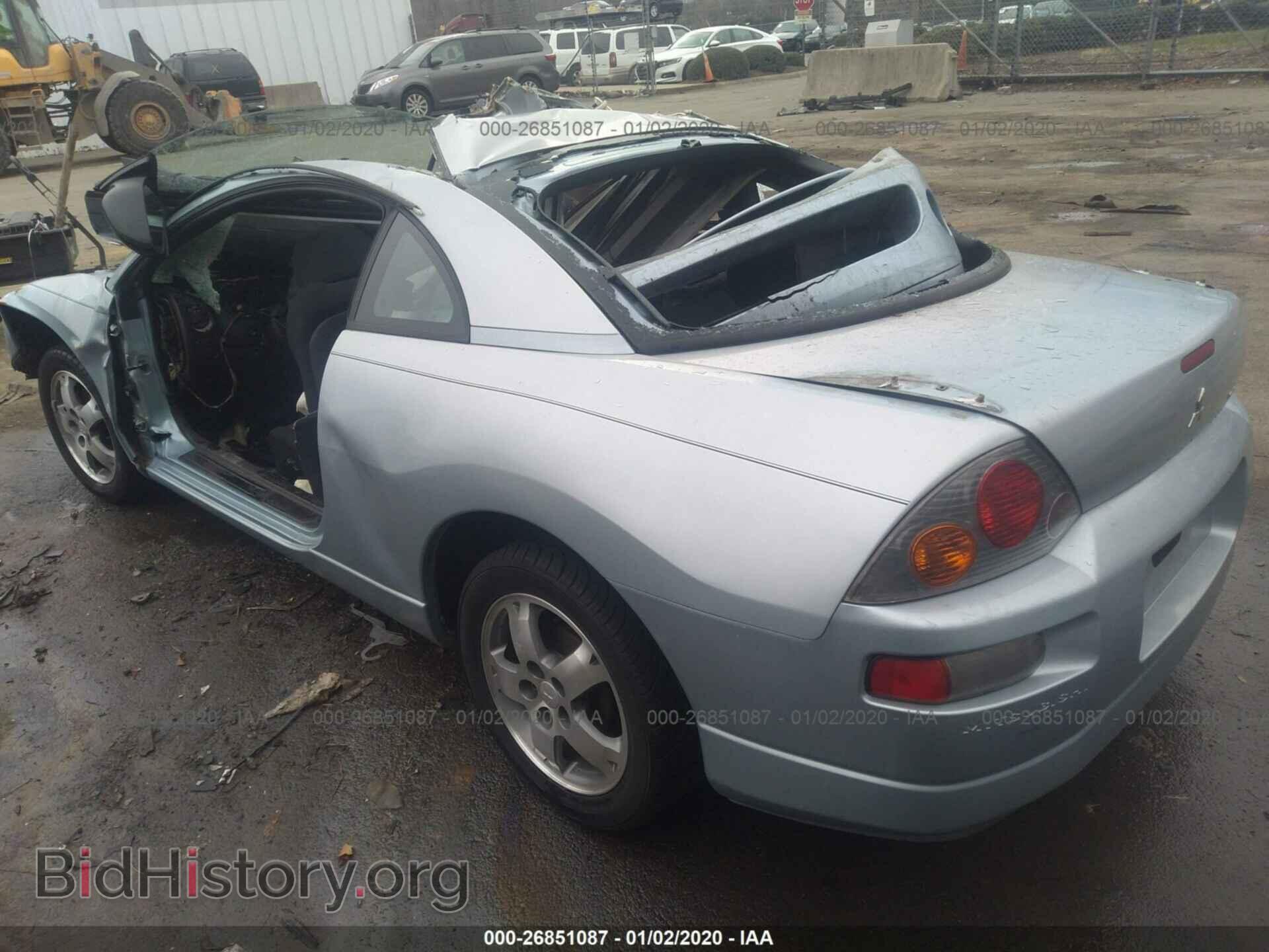 2003 MITSUBISHI ECLIPSE - VIN: 4A3AC44G63E032725 - Фото 3