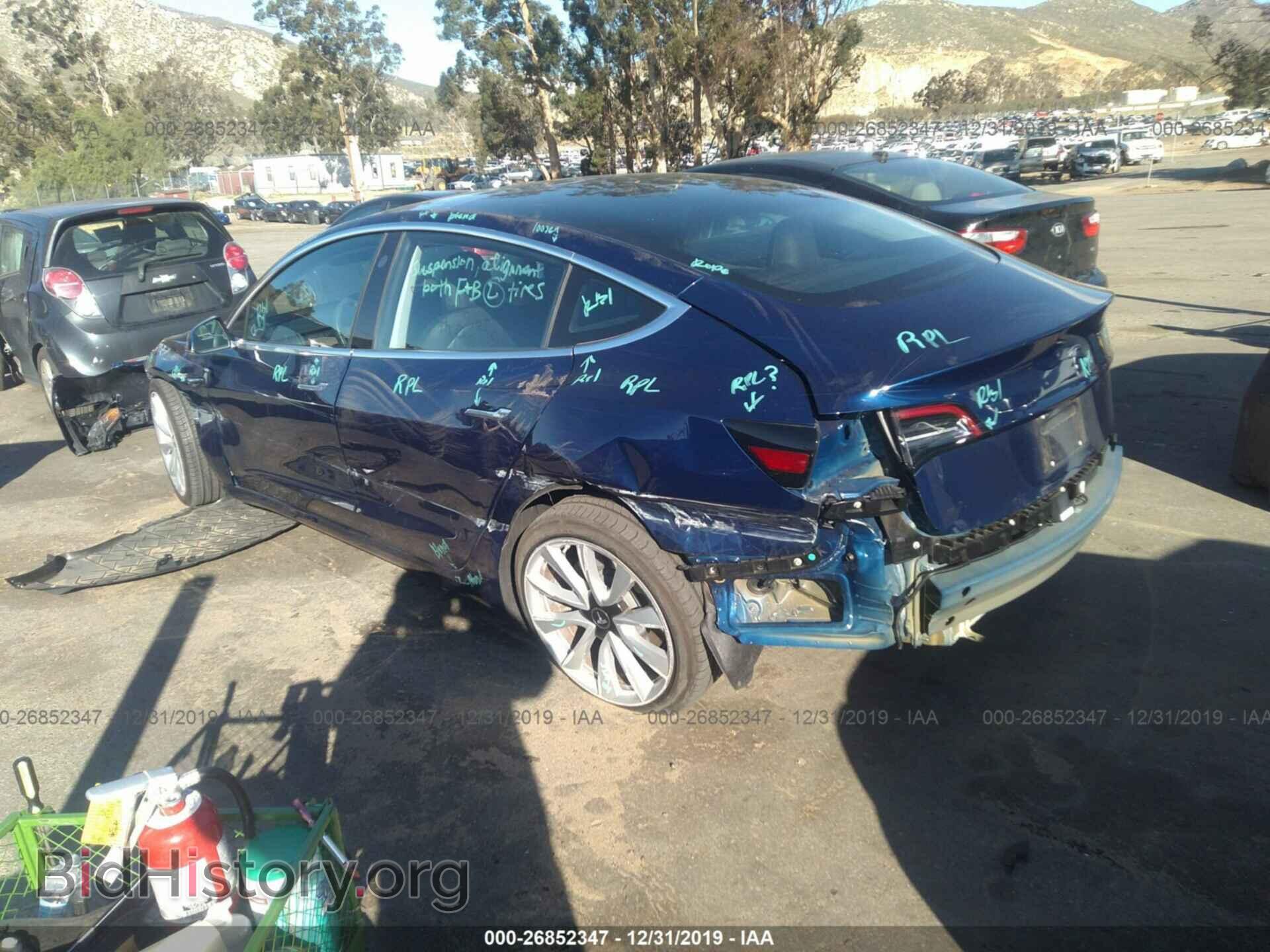 2018 TESLA MODEL 3 - VIN: 5YJ3E1EA0JF076519 - Photo 3