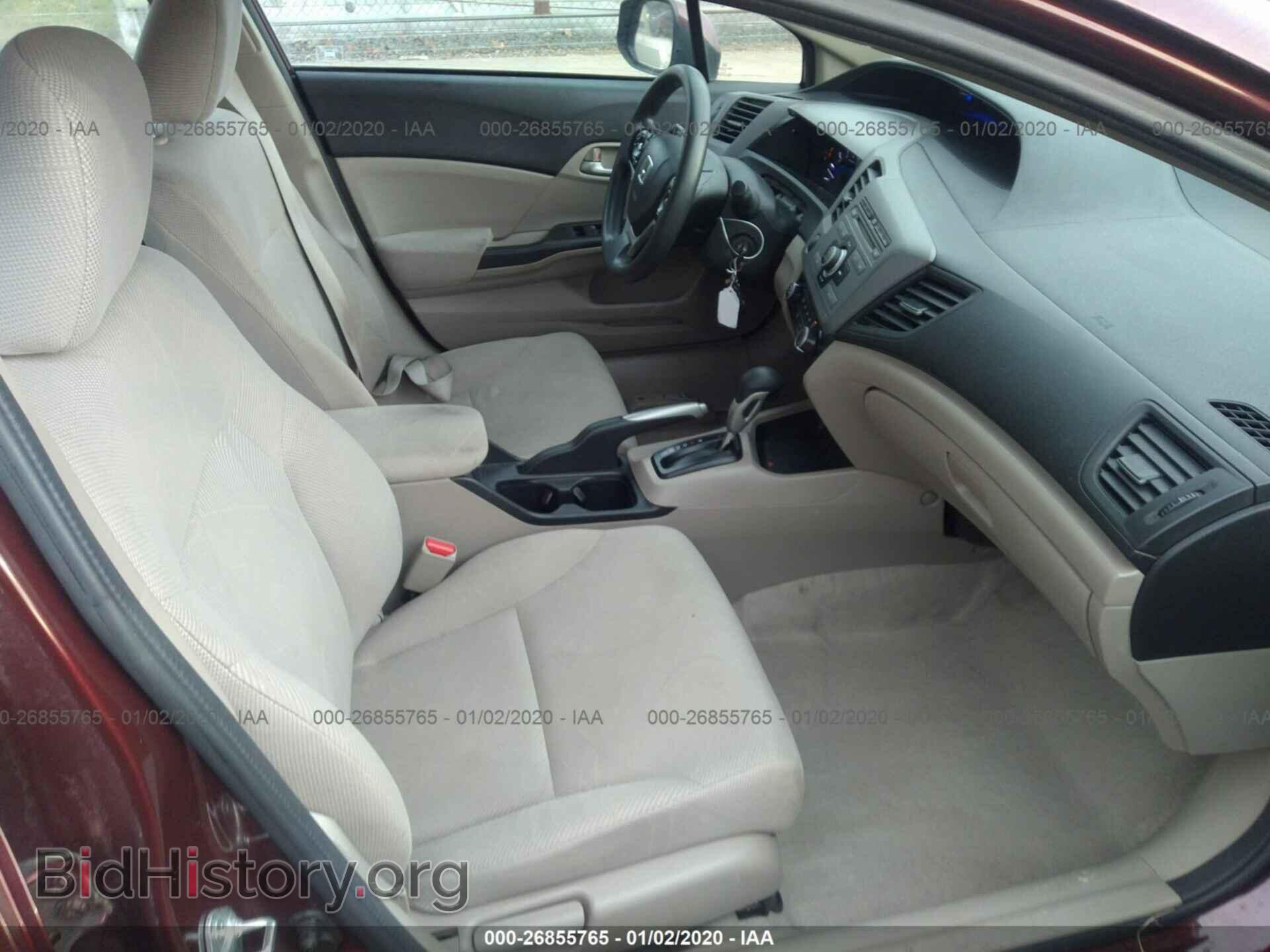 2012 HONDA CIVIC - VIN: 19XFB2F52CE075734 - Фото 5