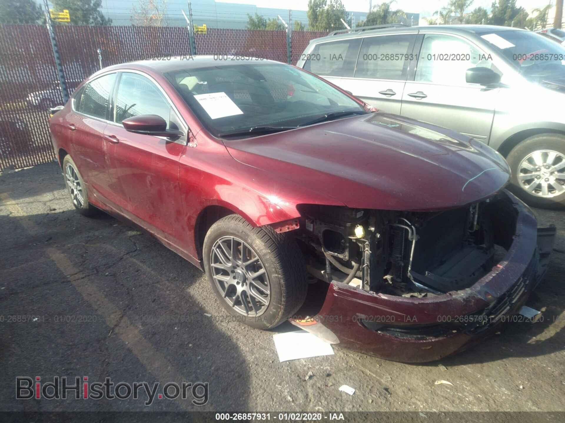 Photo 1C3CCCFB3FN654005 - CHRYSLER 200 2015