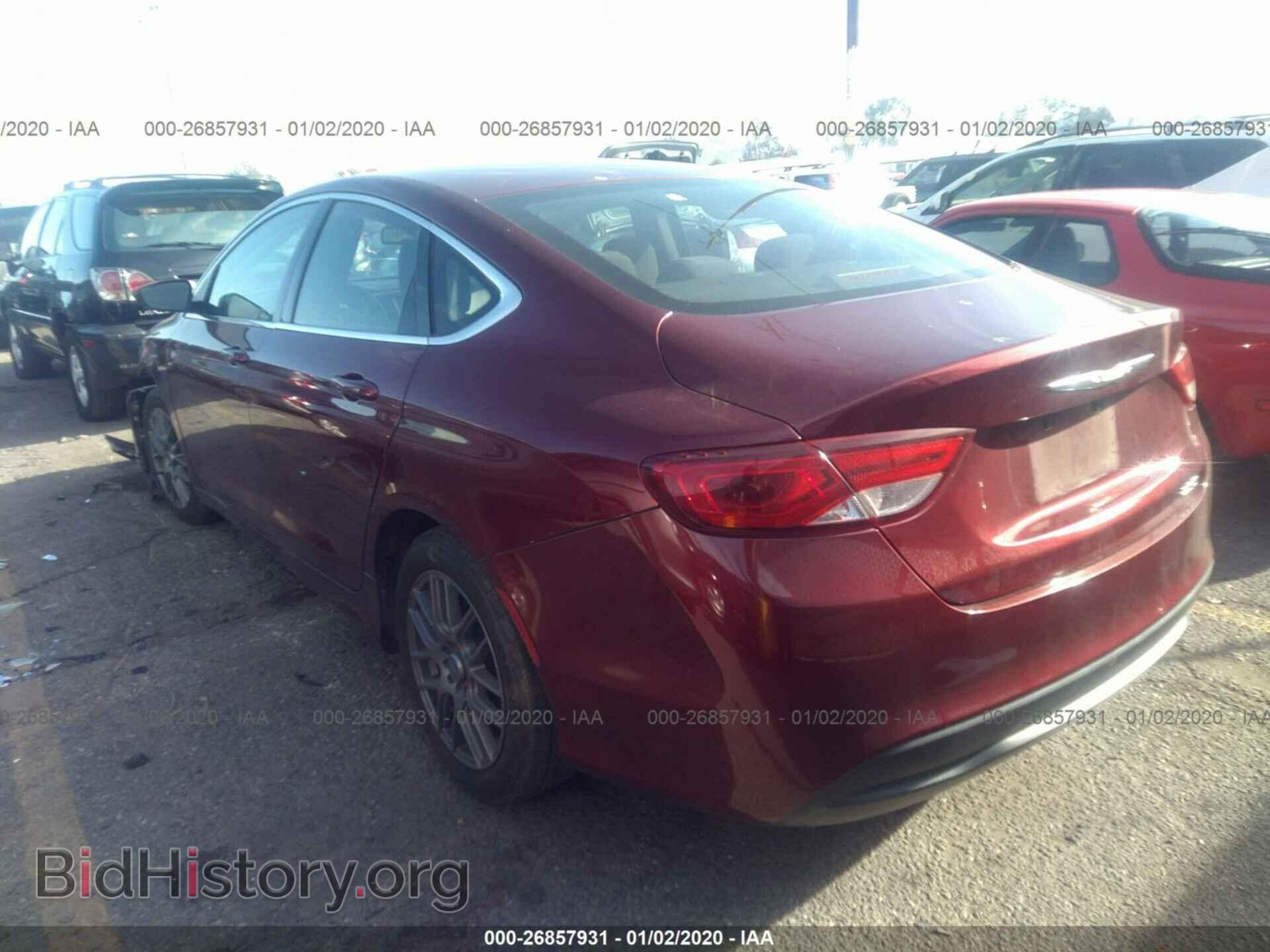 2015 CHRYSLER 200 - VIN: 1C3CCCFB3FN654005 - Фото 3