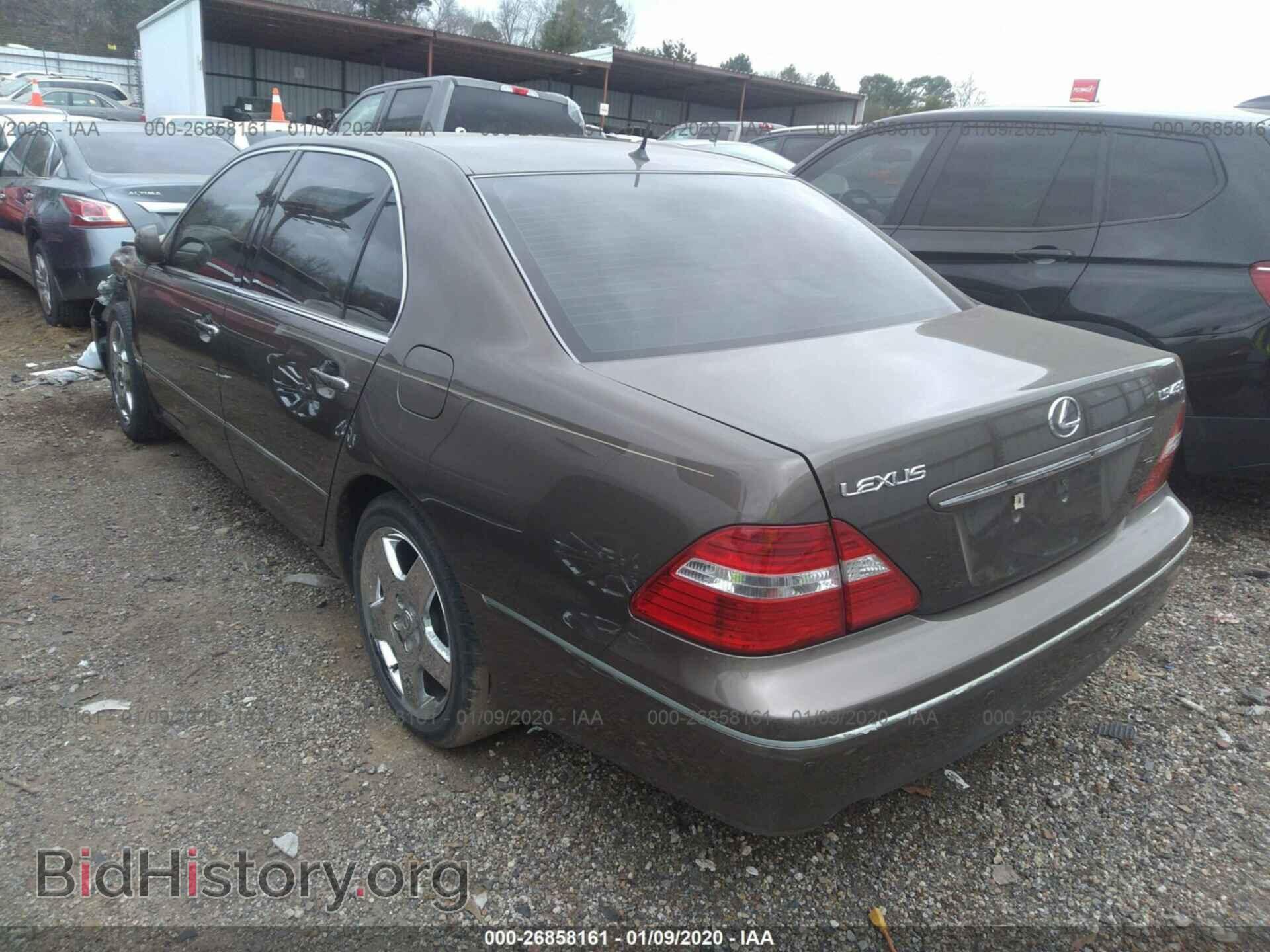 2005 LEXUS LS - VIN: JTHBN36F055012357 - Photo 3