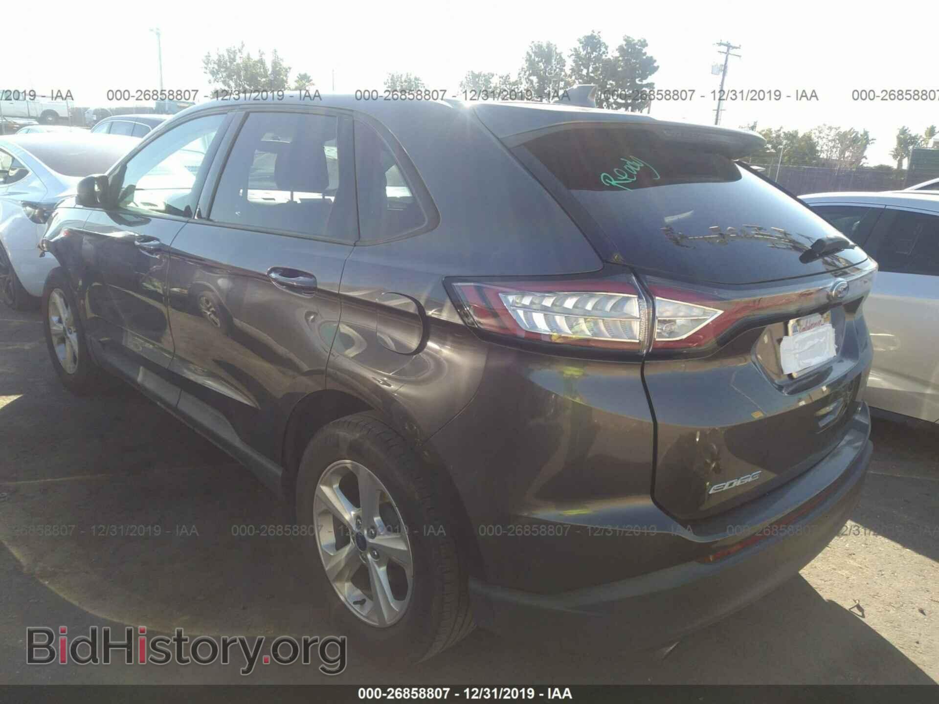 2016 FORD EDGE - VIN: 2FMPK4G97GBC00737 - Фото 3
