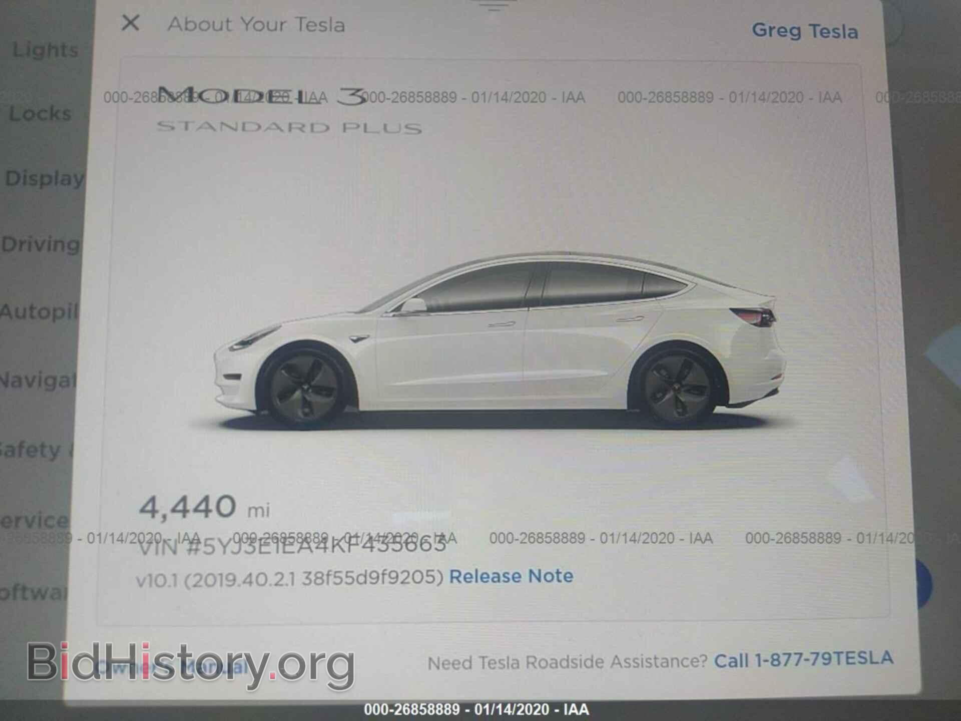 2019 TESLA MODEL 3 - VIN: 5YJ3E1EA4KF435663 - Photo 7