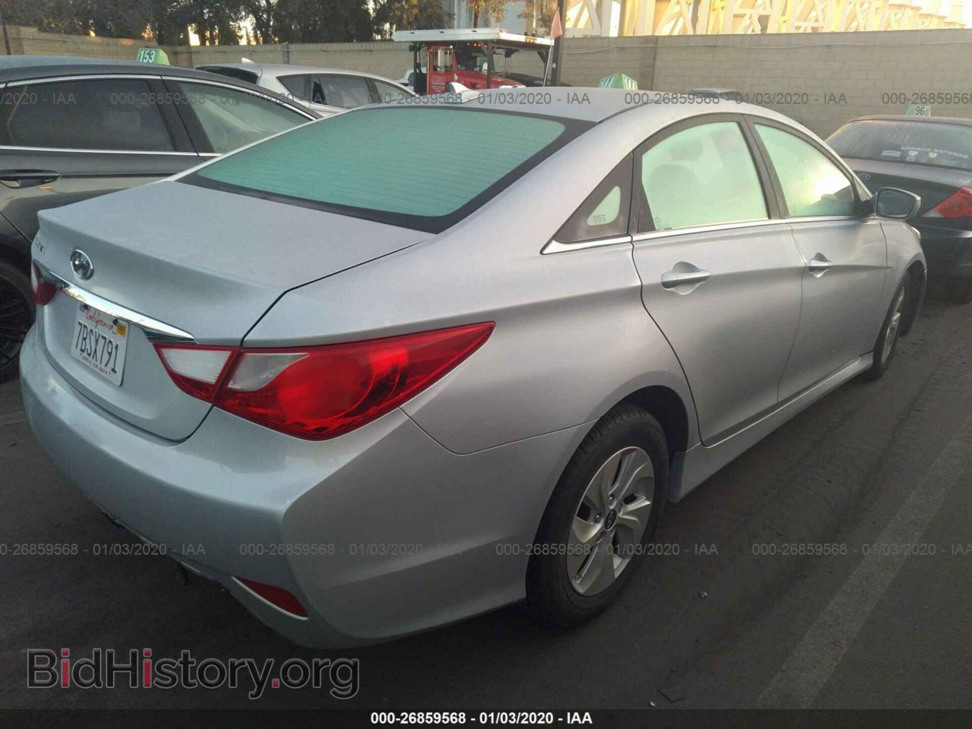 2014 HYUNDAI SONATA - VIN: 5NPEB4AC9EH811791 - Фото 4