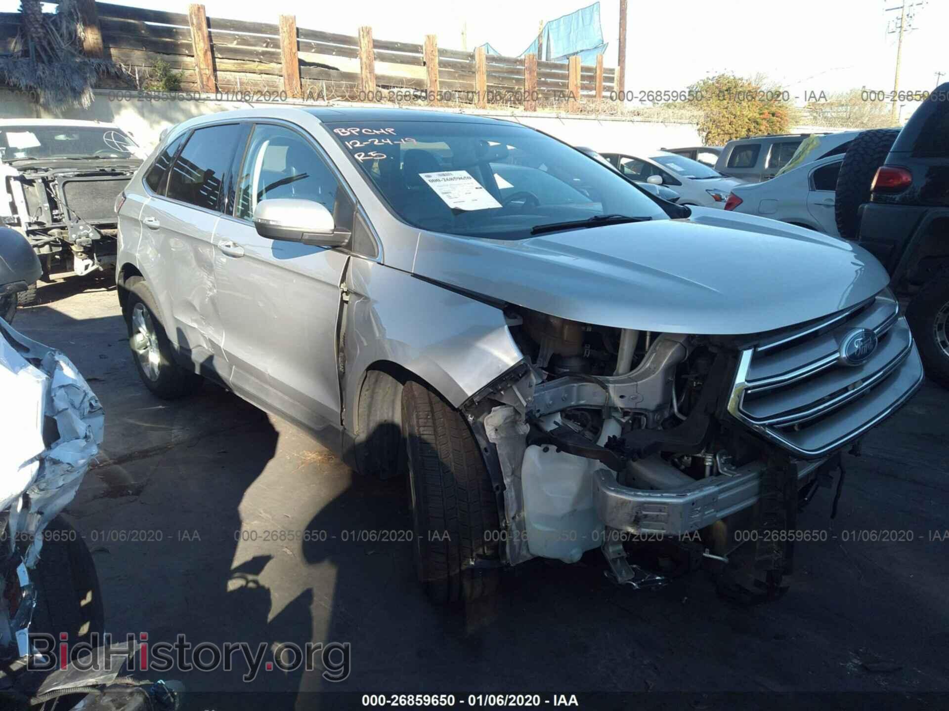 Фотография 2FMTK3J87FBC40047 - FORD EDGE 2015