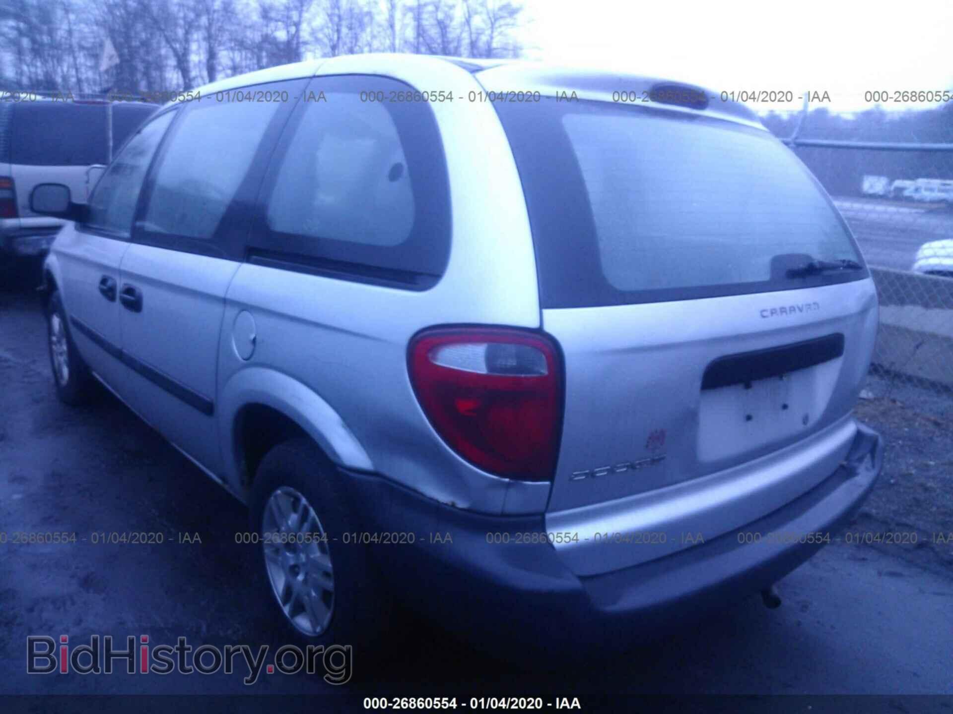 2005 DODGE CARAVAN - VIN: 1D4GP25B75B166837 - Фото 3
