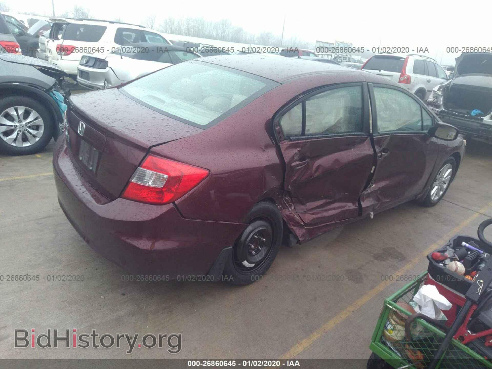 2012 HONDA CIVIC - VIN: 19XFB2F87CE334258 - Photo 4