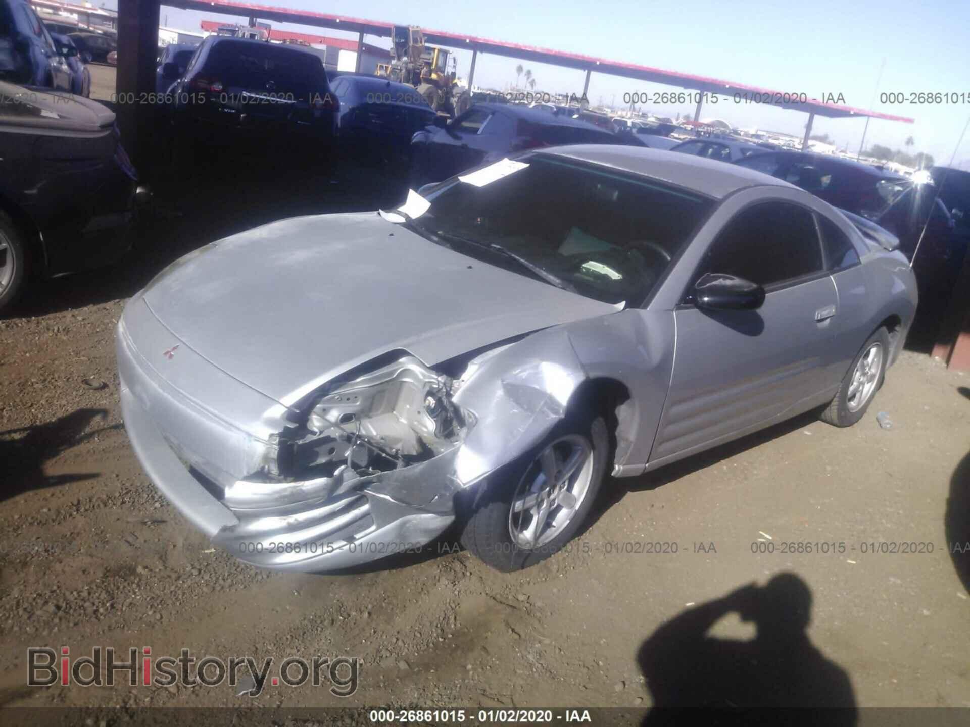 2000 MITSUBISHI ECLIPSE - VIN: 4A3AC34G5YE085191 - Фото 2