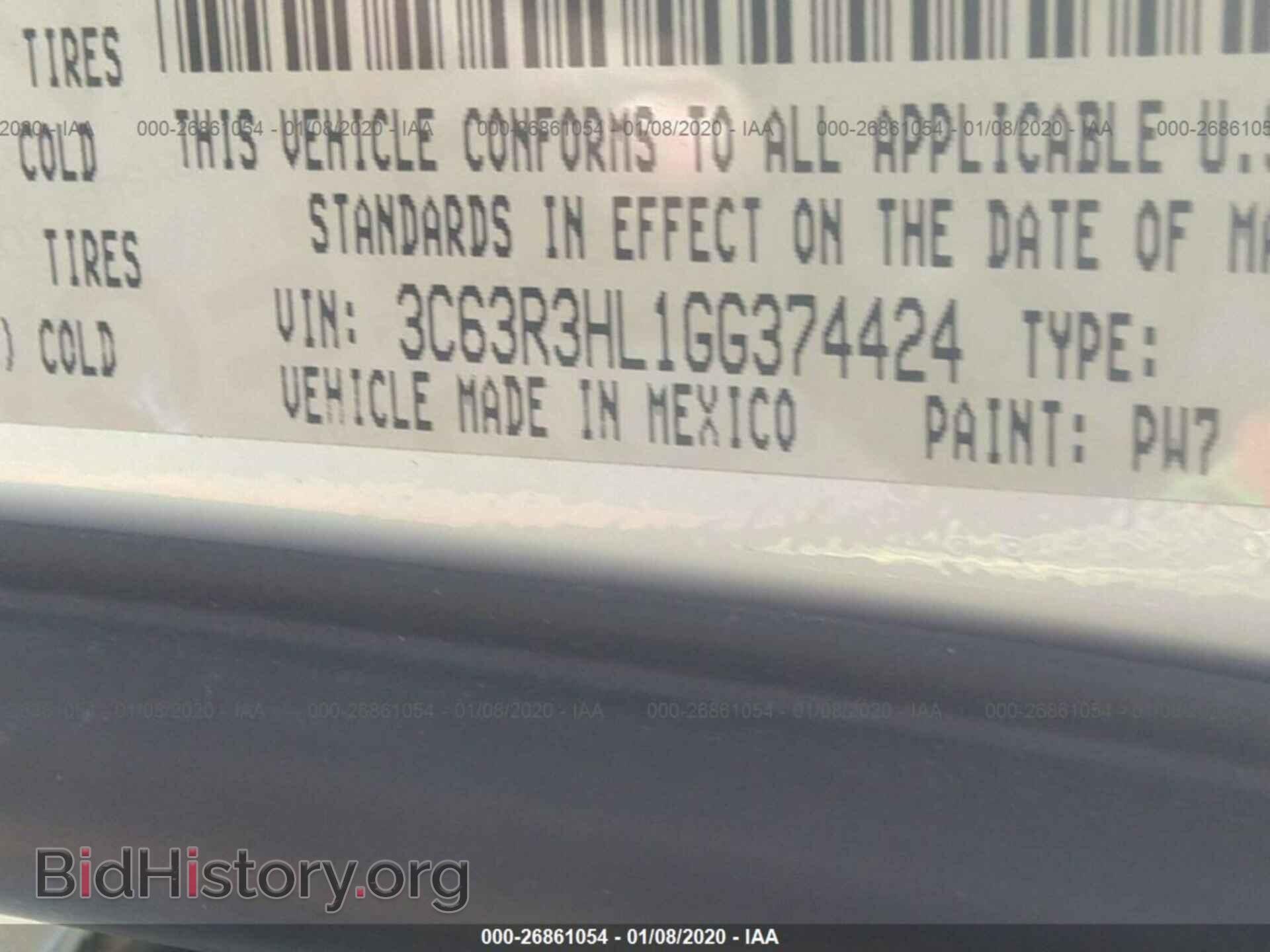 2016 RAM 3500 - VIN: 3C63R3HL1GG374424 - Фото 9
