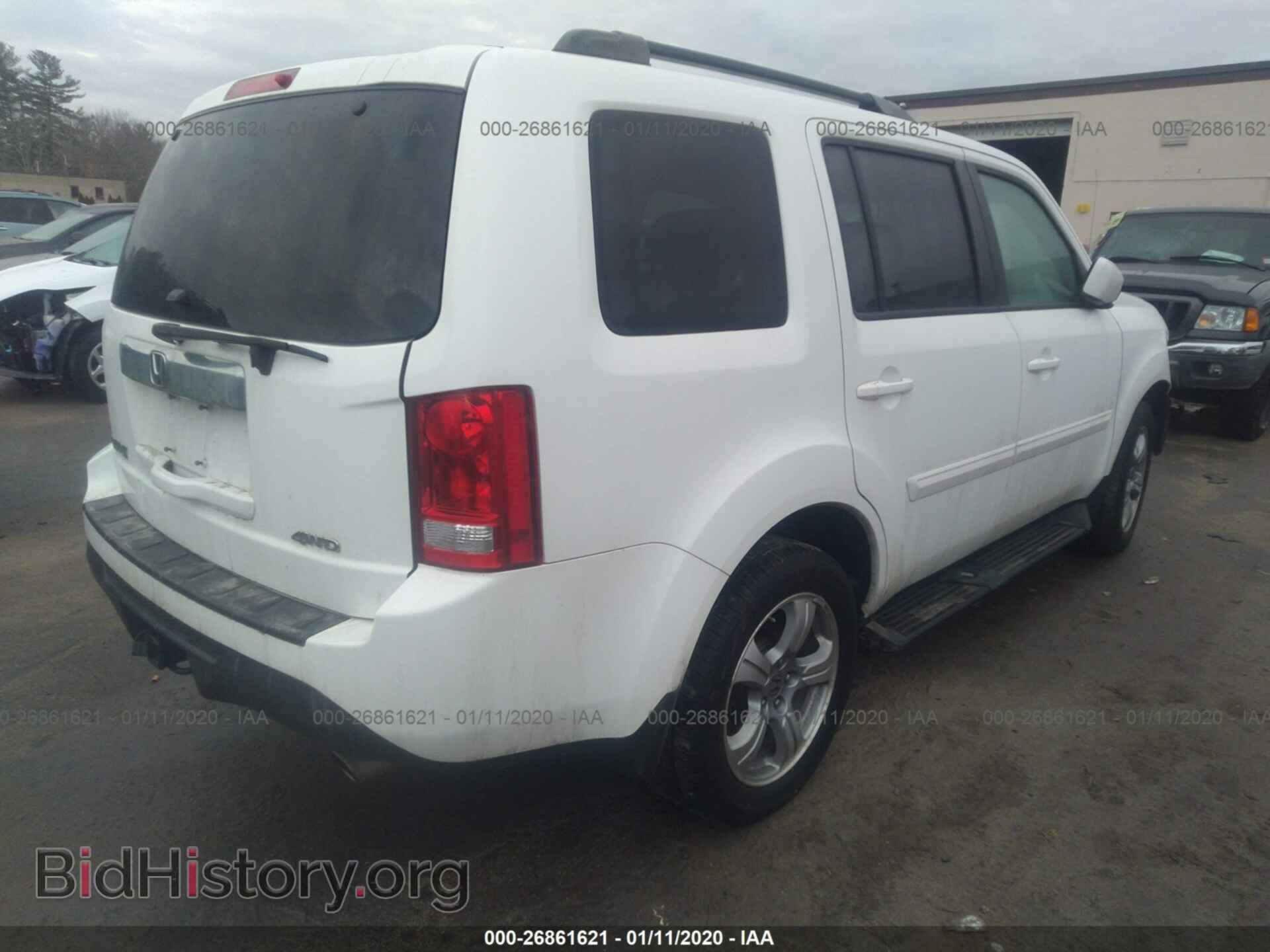 2013 HONDA PILOT - VIN: 5FNYF4H52DB020637 - Фото 4