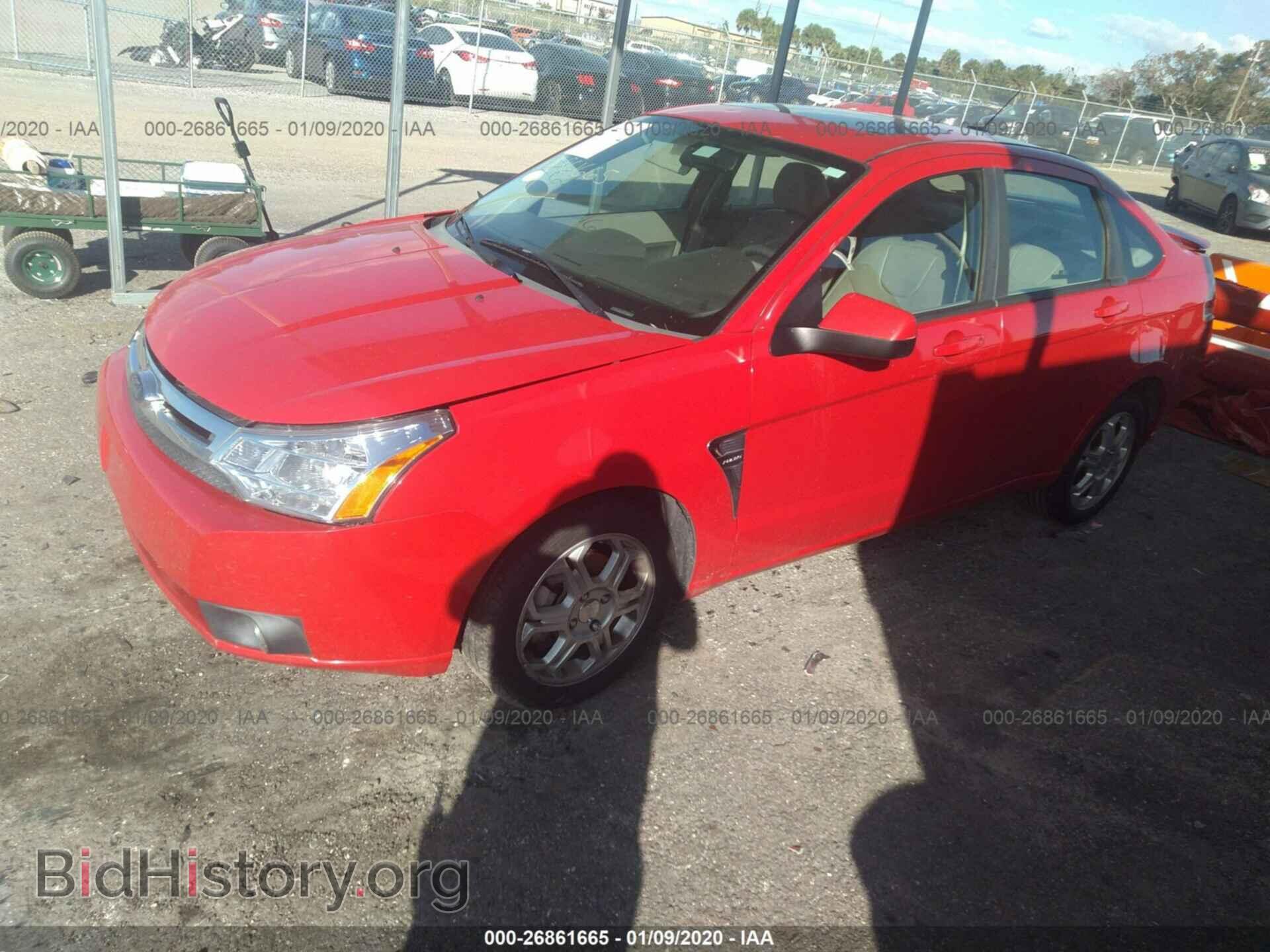2008 FORD FOCUS - VIN: 1FAHP35N08W296351 - Фото 2