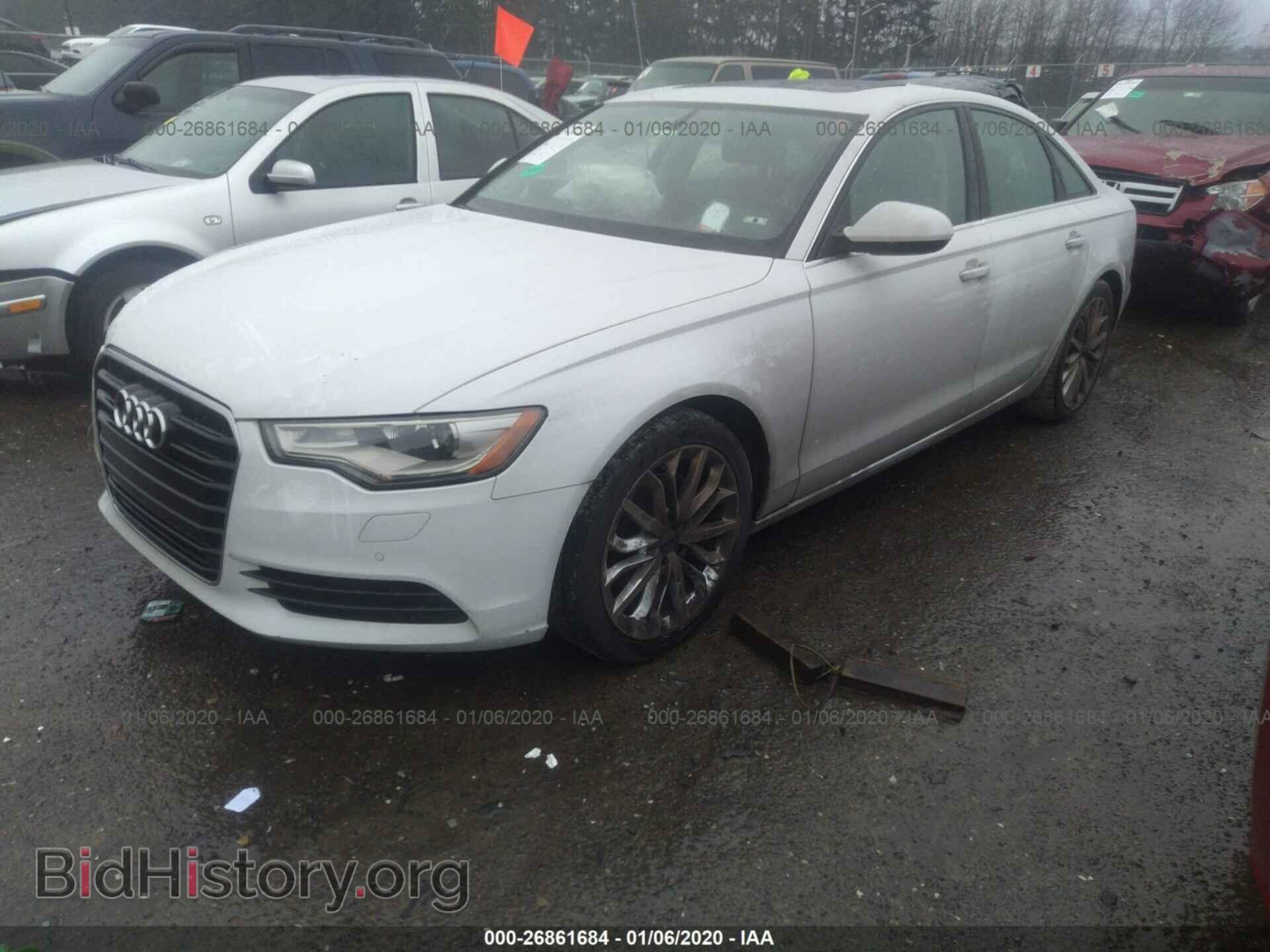 2013 AUDI A6 - VIN: WAUGFAFCXDN118583 - Фото 2