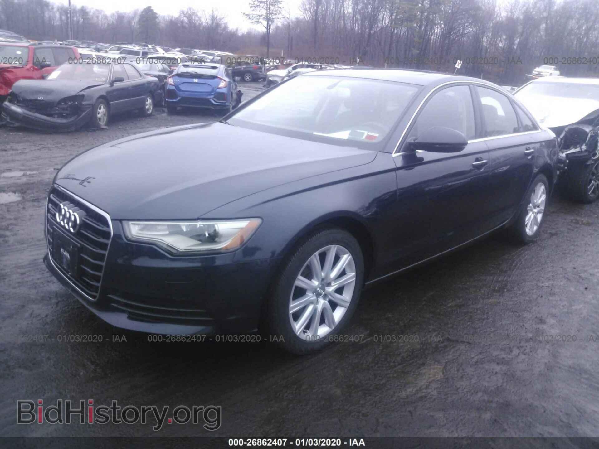 2013 AUDI A6 - VIN: WAUGFAFC9DN023190 - Photo 2