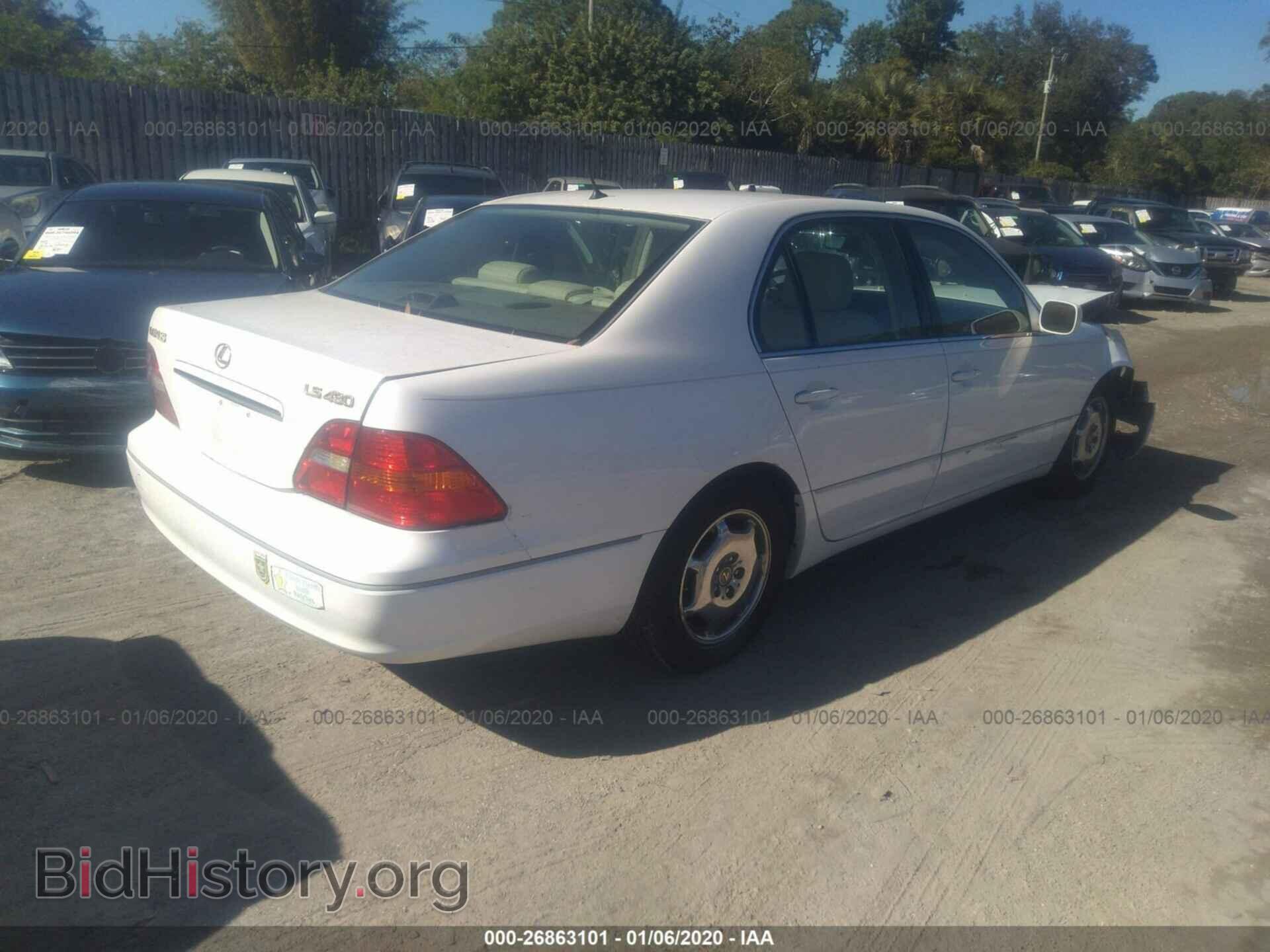 2002 LEXUS LS - VIN: JTHBN30FX20063236 - Фото 4