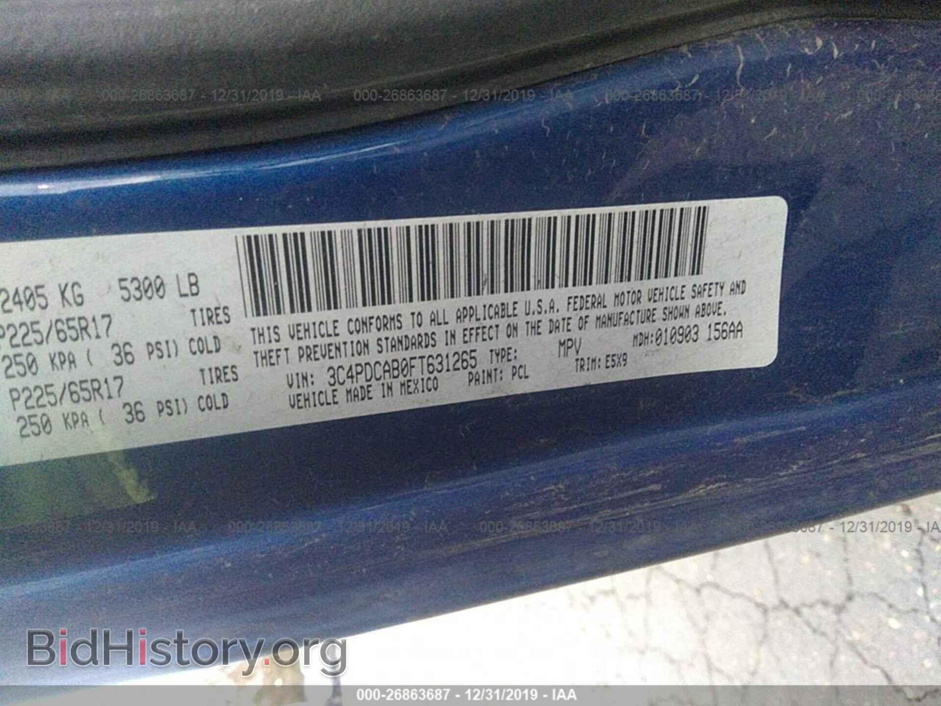 2015 DODGE JOURNEY - VIN: 3C4PDCAB0FT631265 - Photo 9