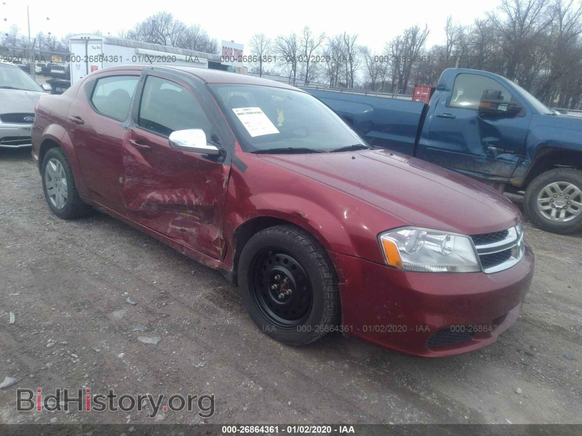 Photo 1C3CDZAG9EN220785 - DODGE AVENGER 2014