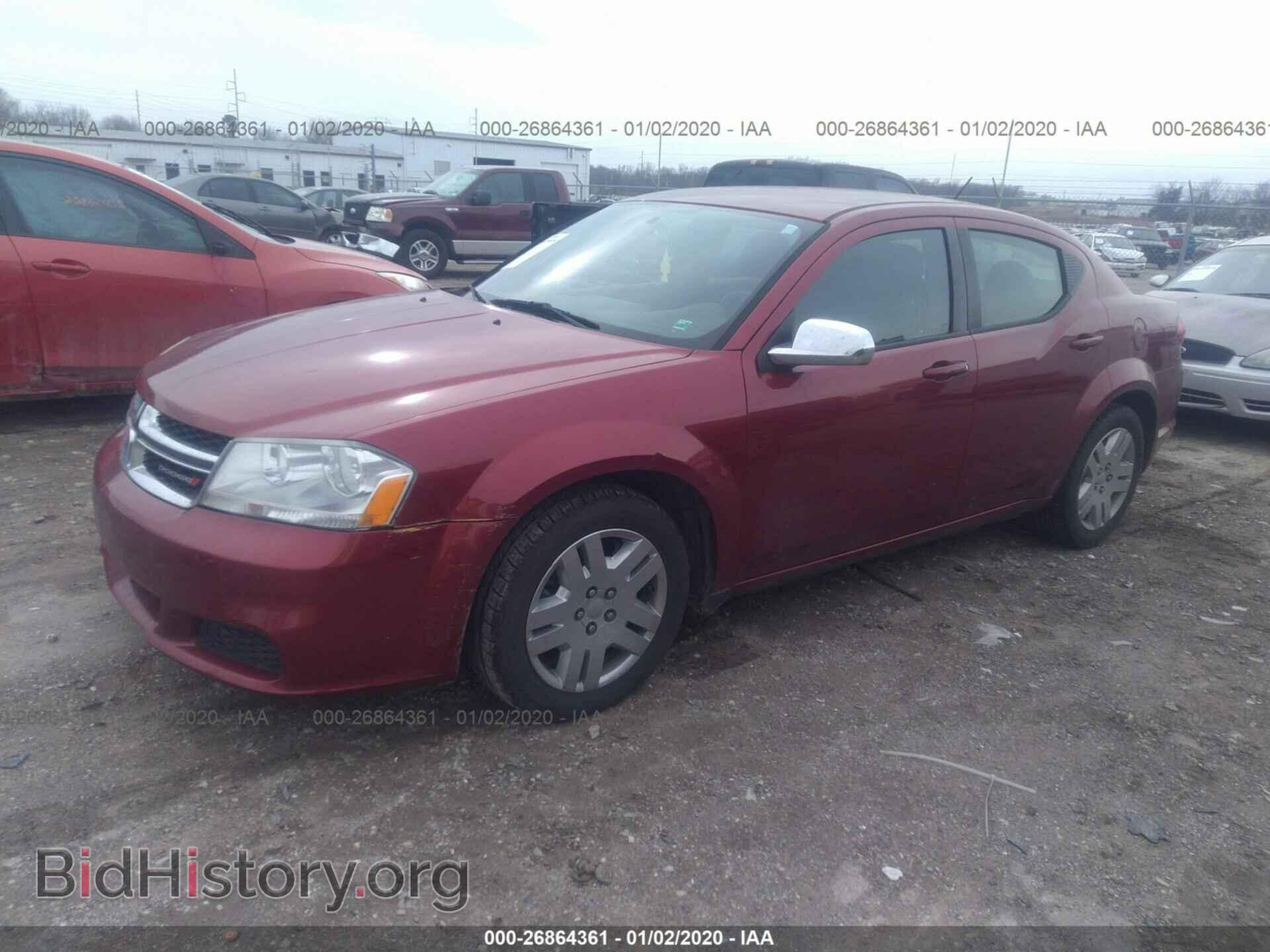 2014 DODGE AVENGER - VIN: 1C3CDZAG9EN220785 - Фото 2