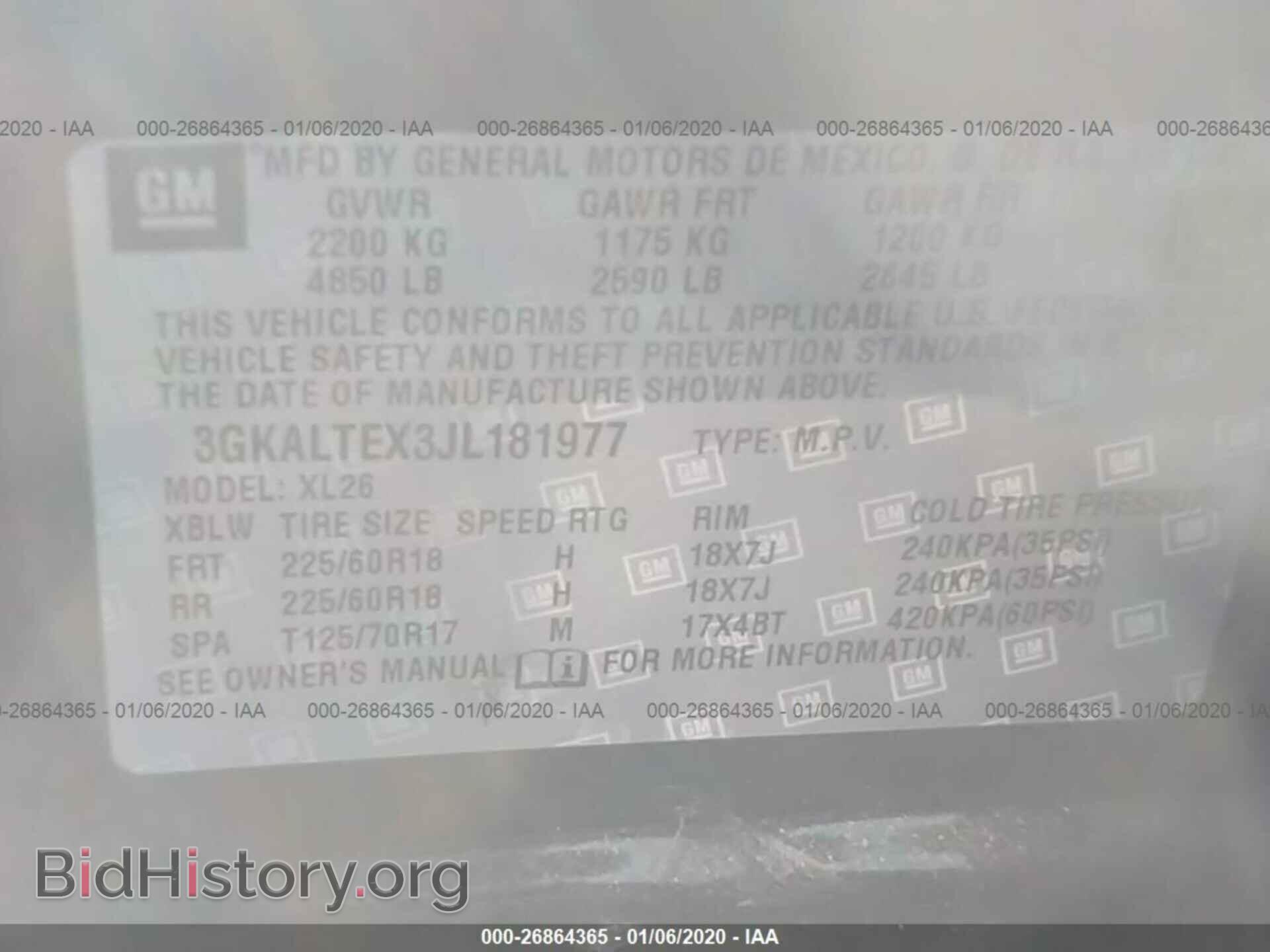 2018 GMC TERRAIN - VIN: 3GKALTEX3JL181977 - Фото 9