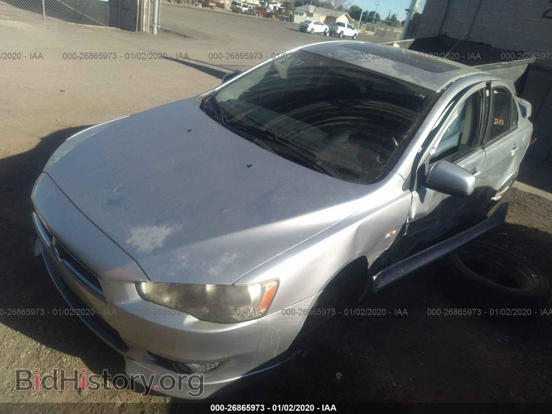 2008 MITSUBISHI LANCER - VIN: JA3AU86U28U006676 - Фото 2