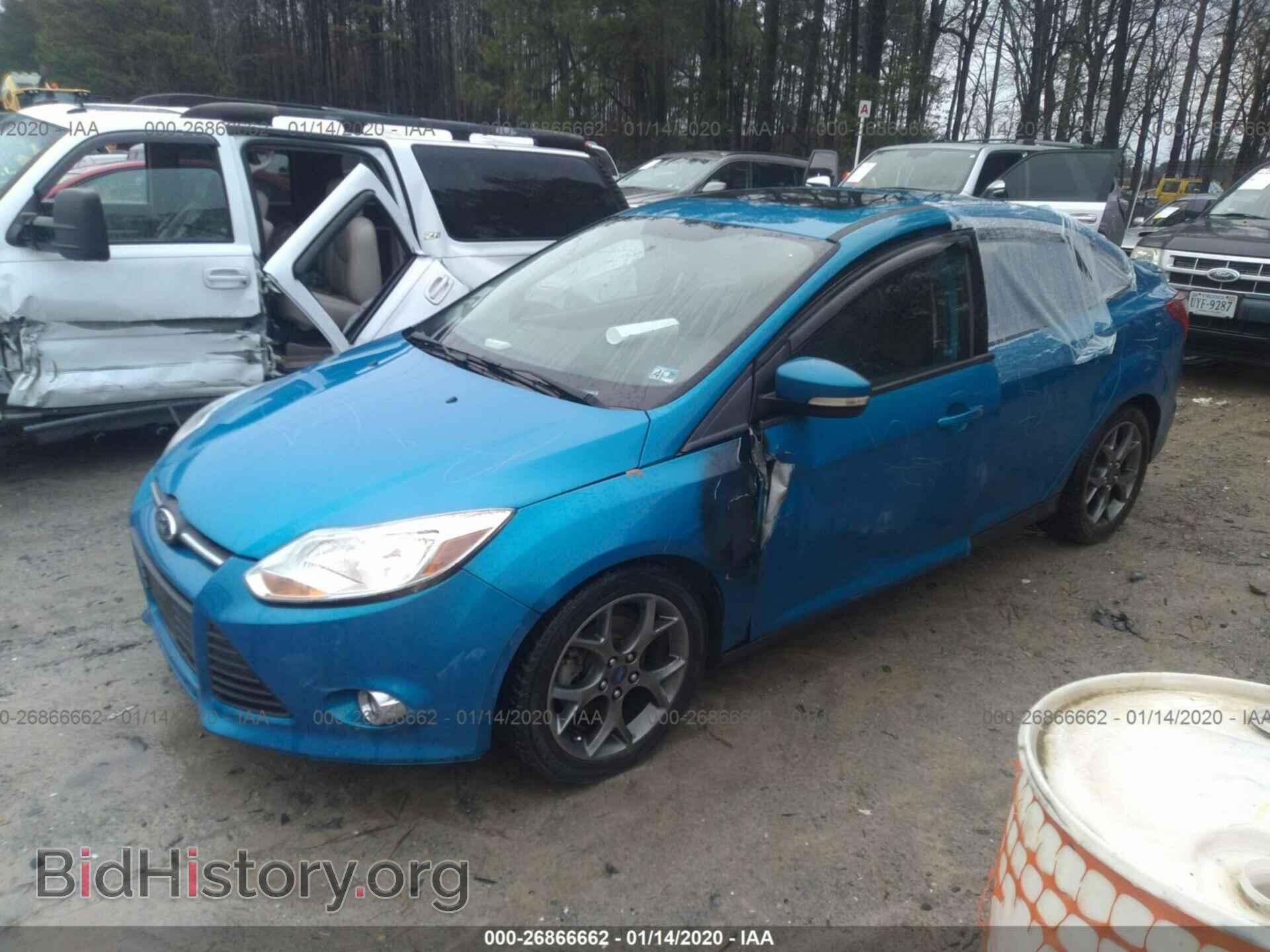 2014 FORD FOCUS - VIN: 1FADP3F23EL378848 - Фото 2