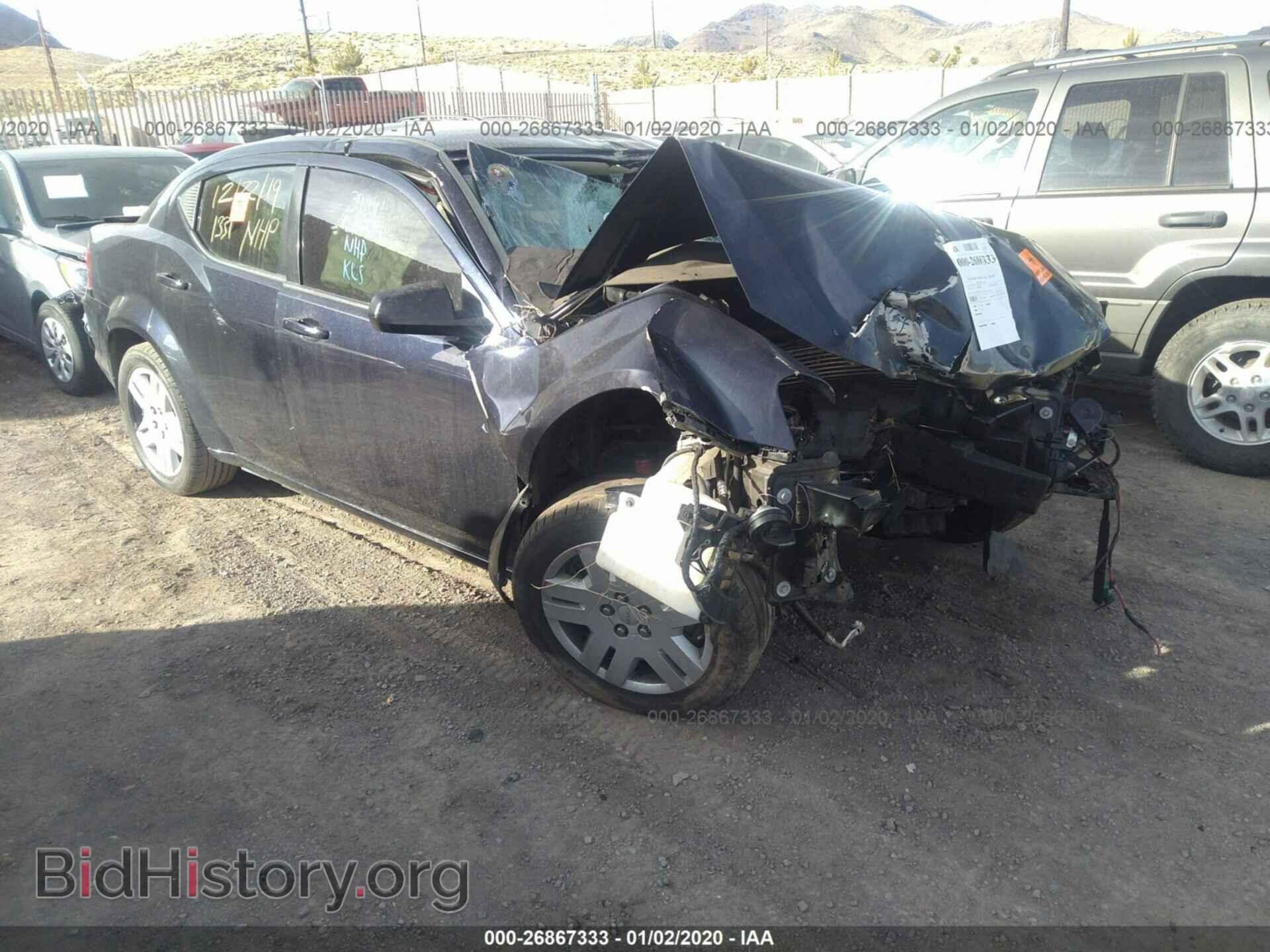 Photo 1C3CDZAB4CN154132 - DODGE AVENGER 2012