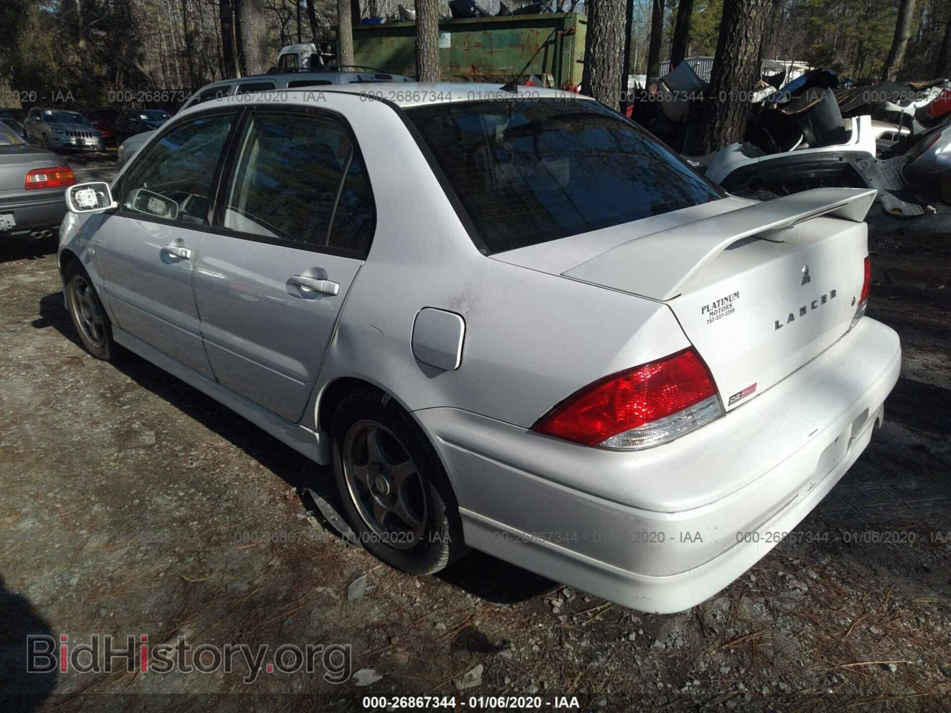 2002 MITSUBISHI LANCER - VIN: JA3AJ86E02U031813 - Photo 3