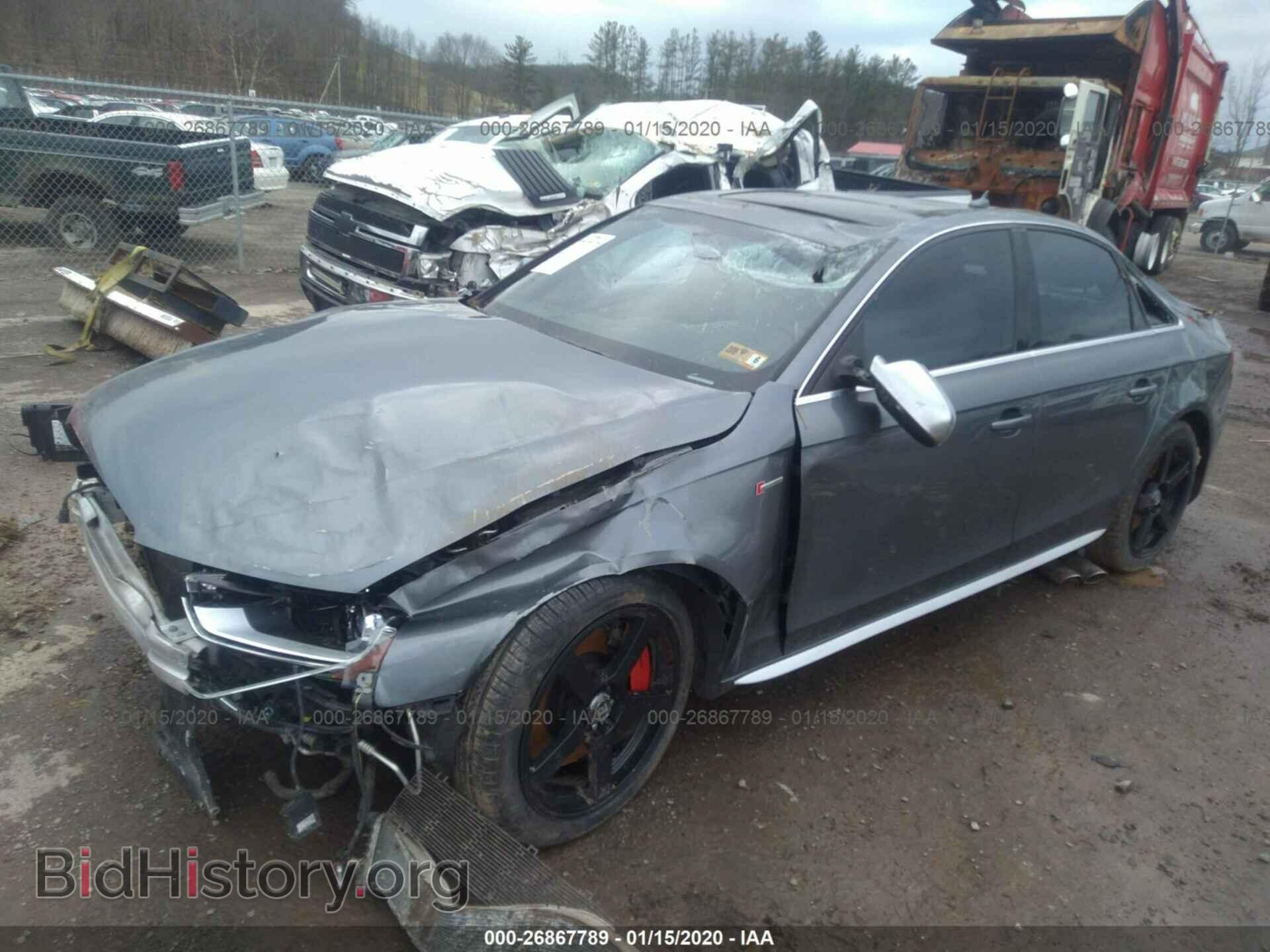 2014 AUDI S4 - VIN: WAUBGAFL2EA015433 - Фото 2